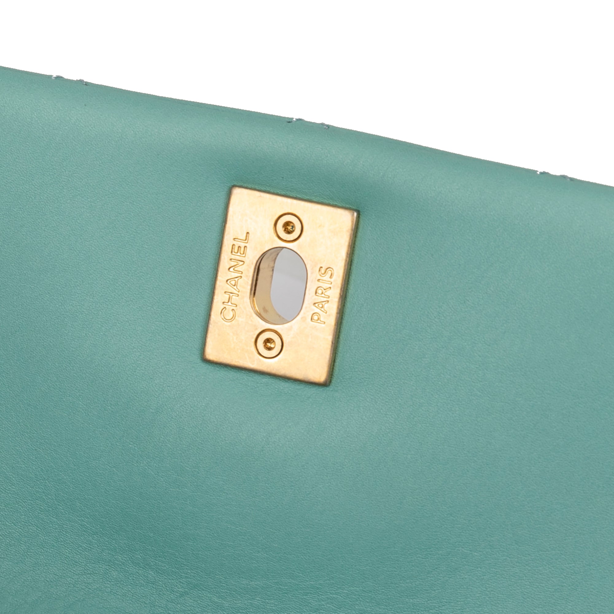 Chanel Mini Top Handle Flap Bag w/Authenticity Card