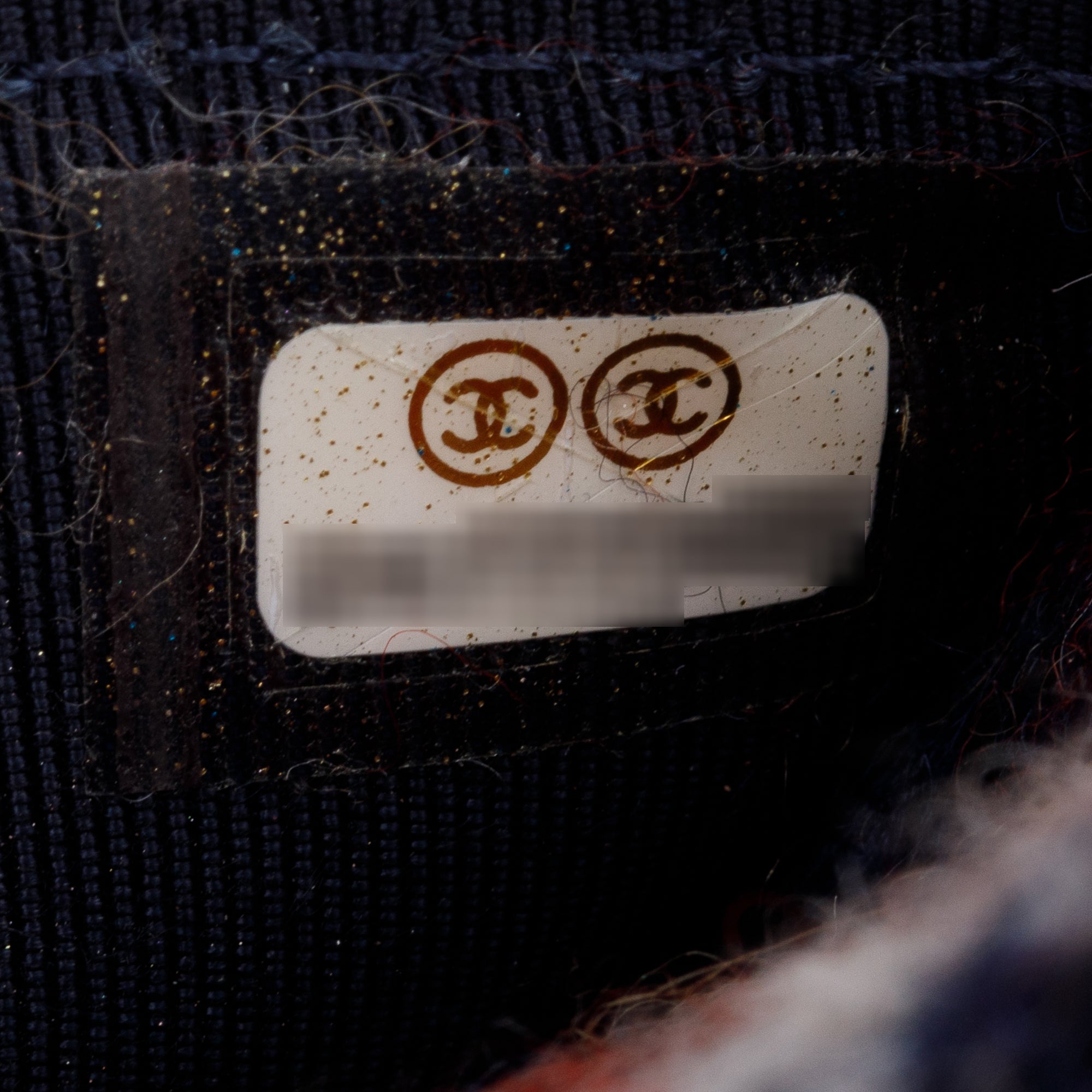 Chanel Multicolor Tweed Charms Wallet On Chain w/ Authenticity Card