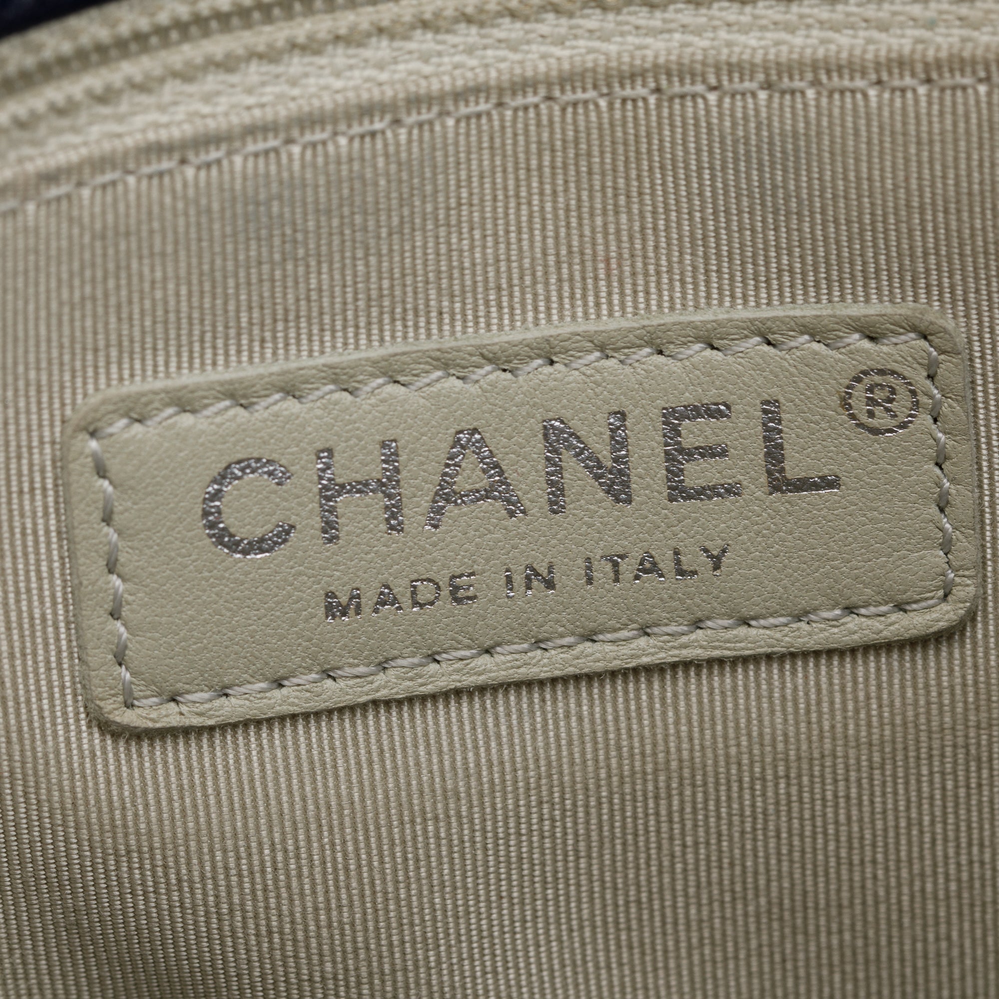 Chanel Navy Quilted Calfskin Leather Maxi Chain Around Flap Bag w/ Authenticity Card