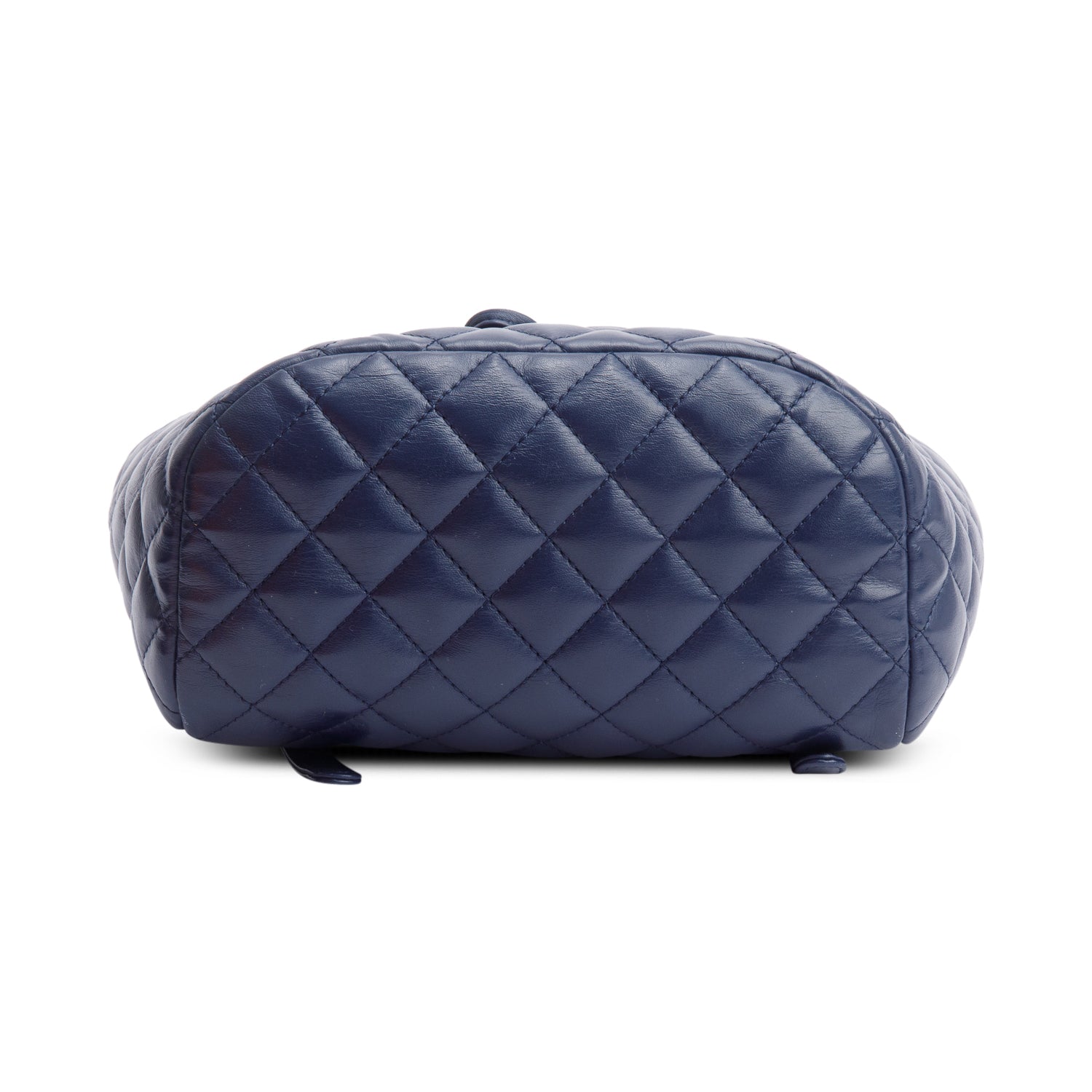 Chanel Navy Quilted Calfskin Leather Small Urban Spirit Backpack