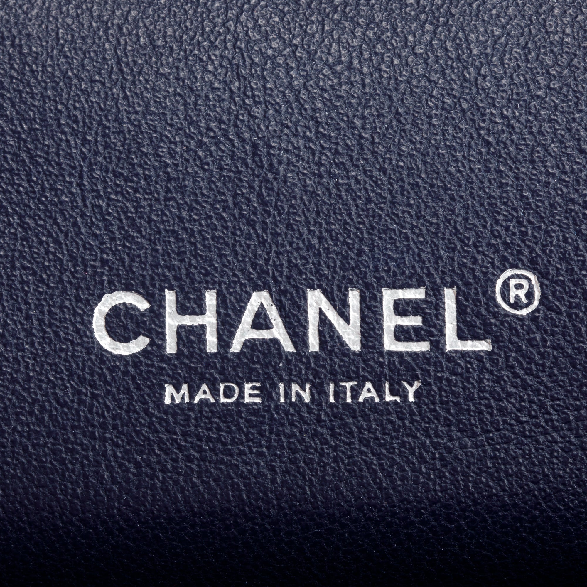 Chanel Navy Quilted Caviar Leather Classic Maxi Double Flap Bag w/ Box