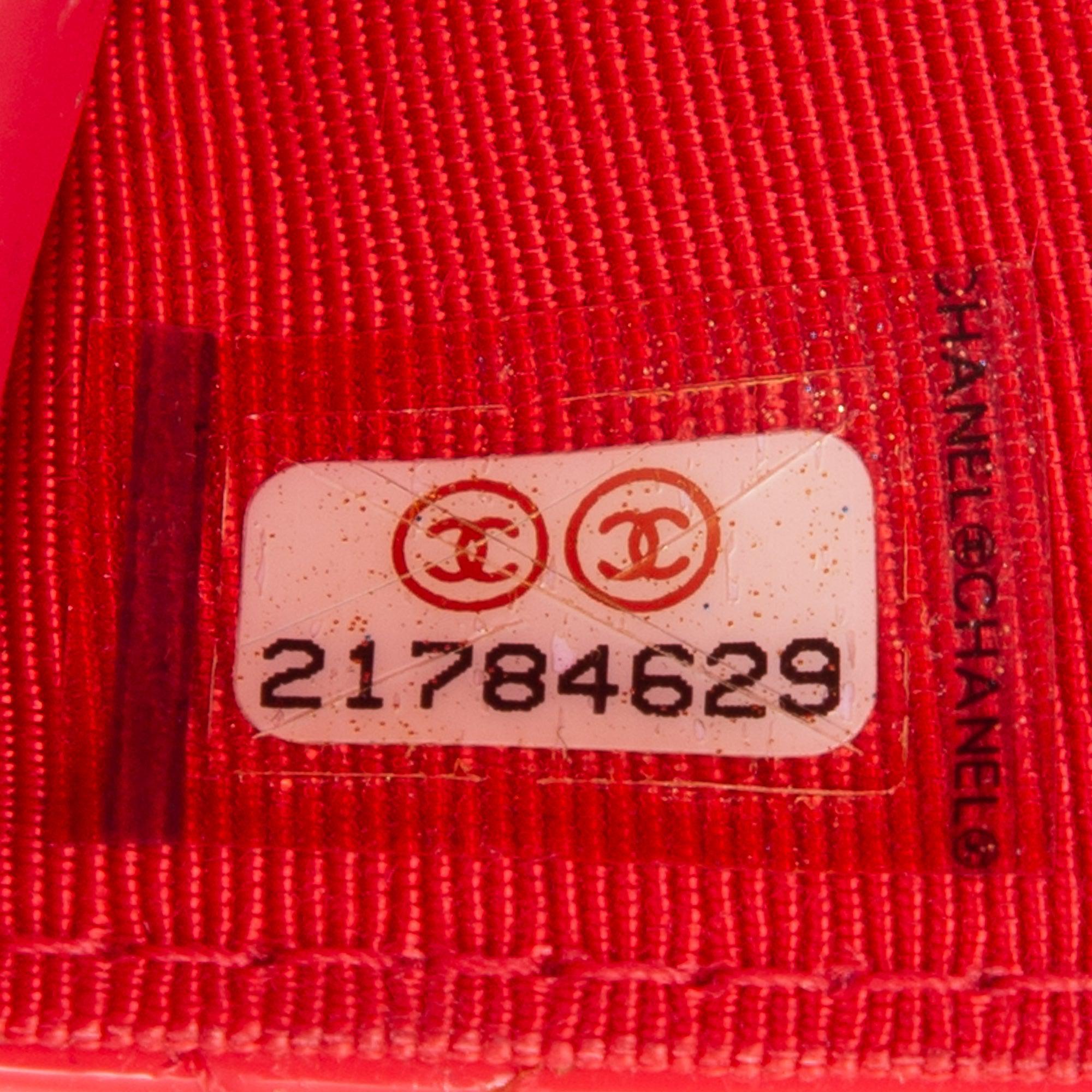 Chanel Patent Leather Classic Wallet on Chain w/ Box & Authenticity Card