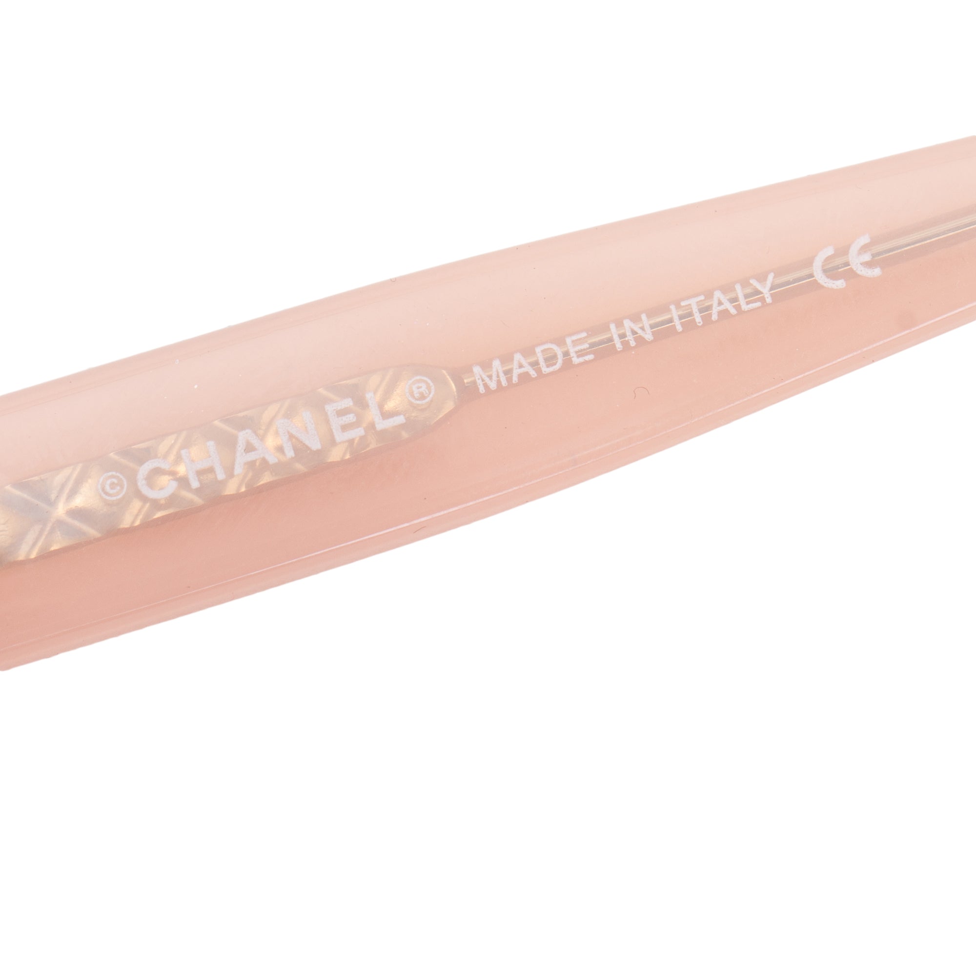 Chanel Pink CC Logo Gradient Oversize Sunglasses w/ Case