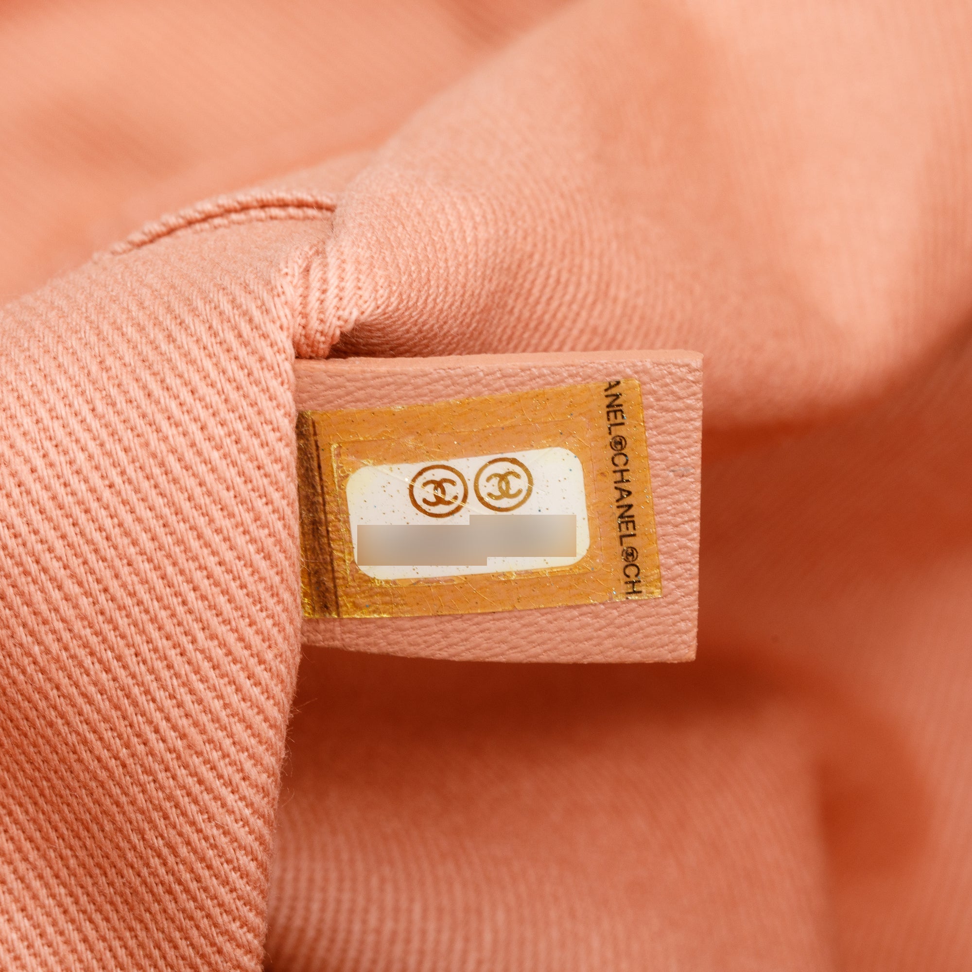 Chanel Pink Canvas White Calfskin Medium Deauville Shopping Tote w/ Box & Authenticity Card