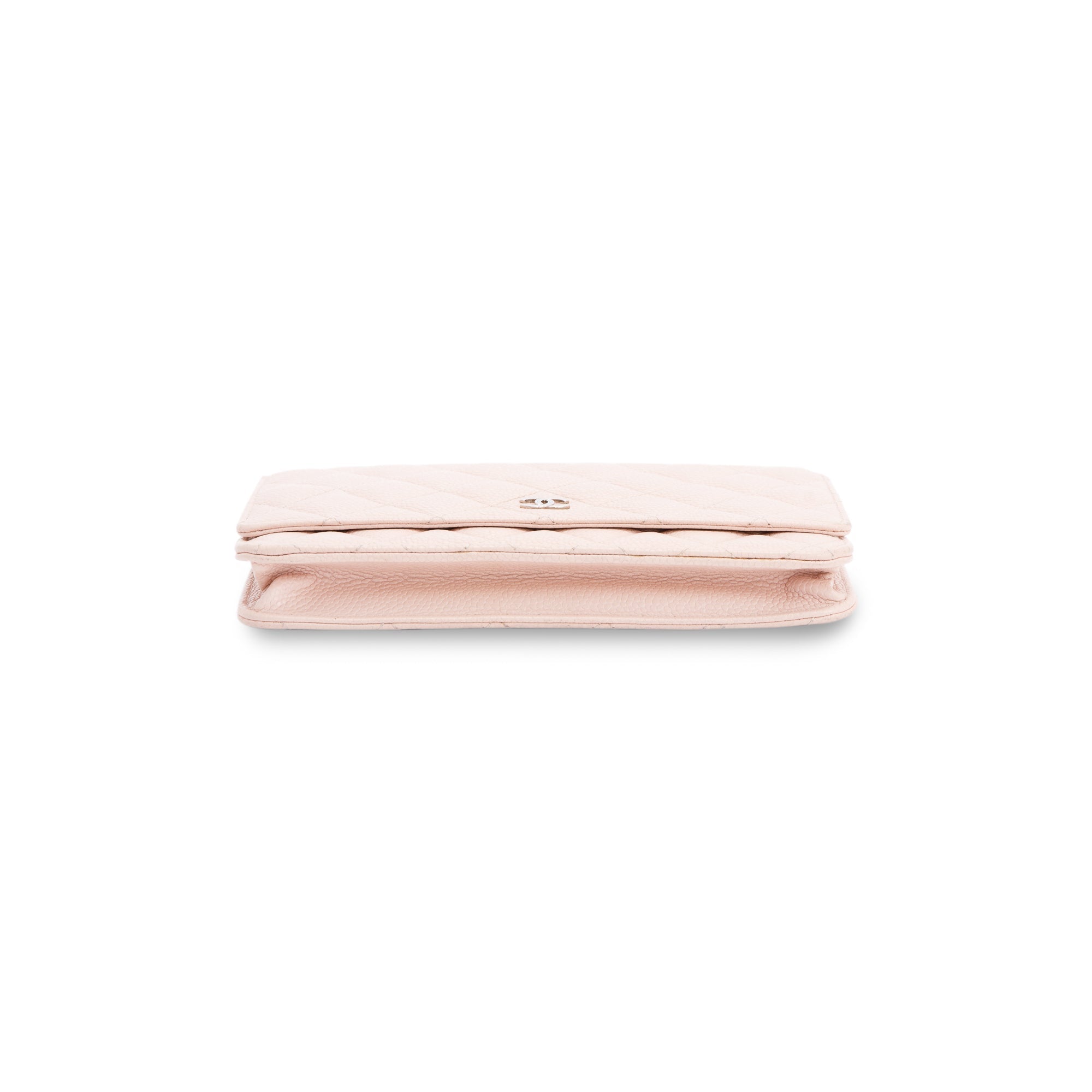 Chanel Pink Caviar Classic Wallet on Chain