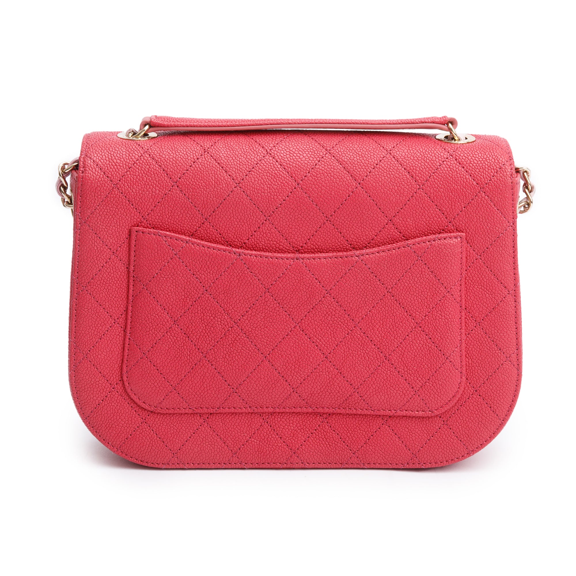 Chanel Pink Caviar Paris-Cuba Thread Around Flap Bag w/ Box & Authenticity Card