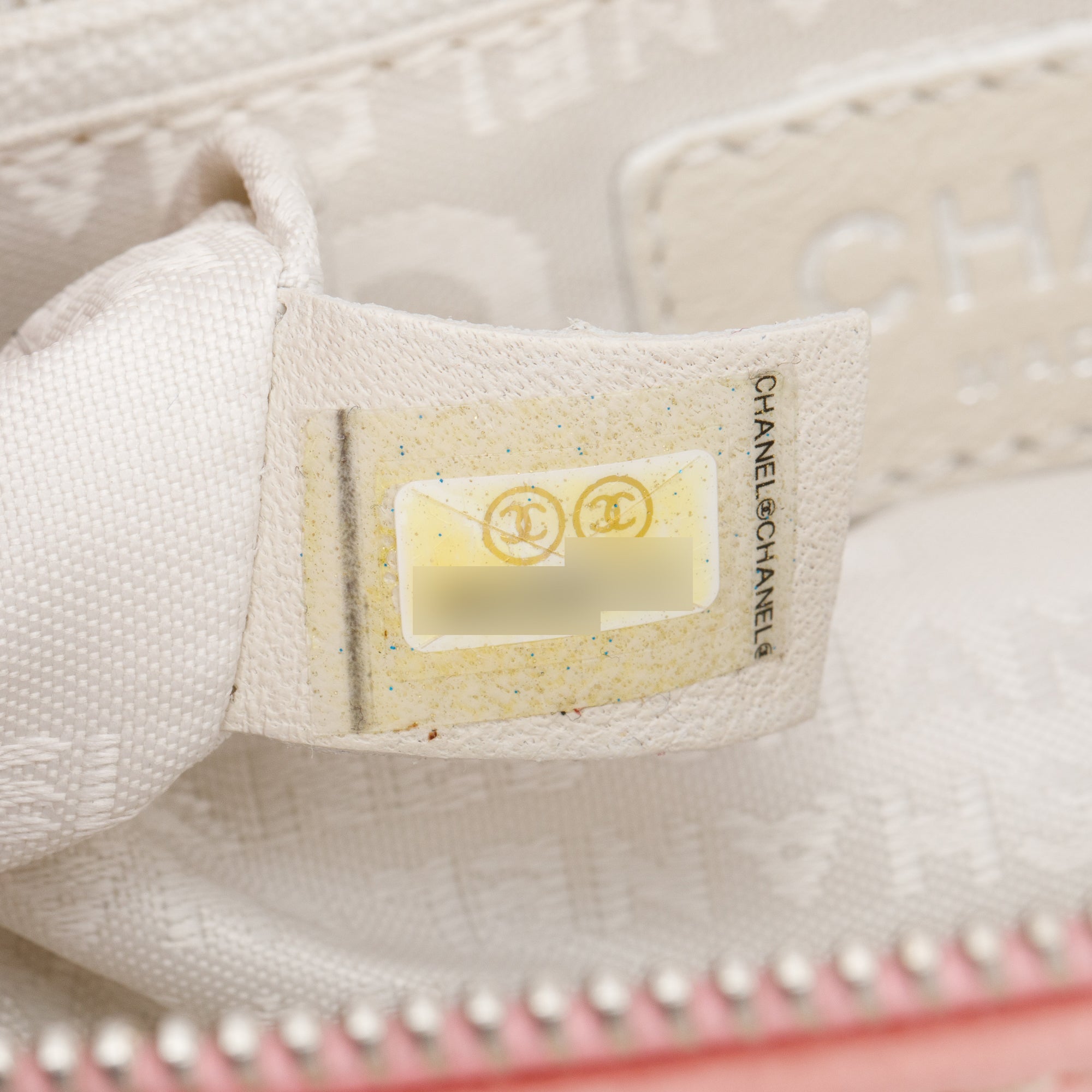 Chanel Pink Leather Neutral Crochette Small LAX Accordion Bag