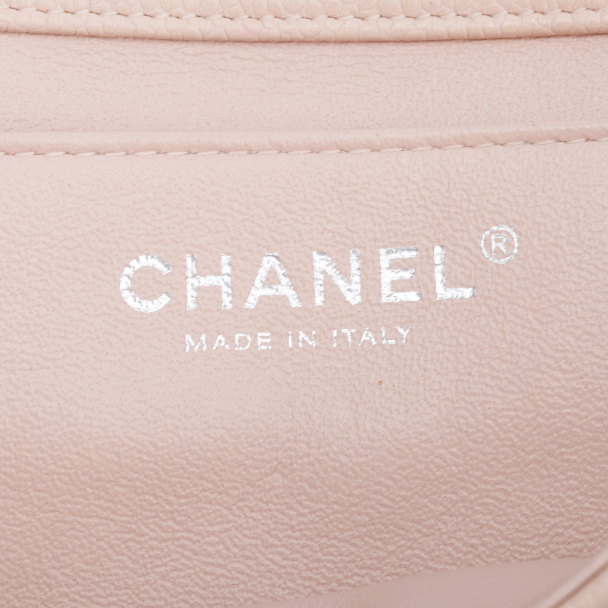 Chanel Pink Quilted Leather Clutch with Chain Flap w/ Authenticity Card