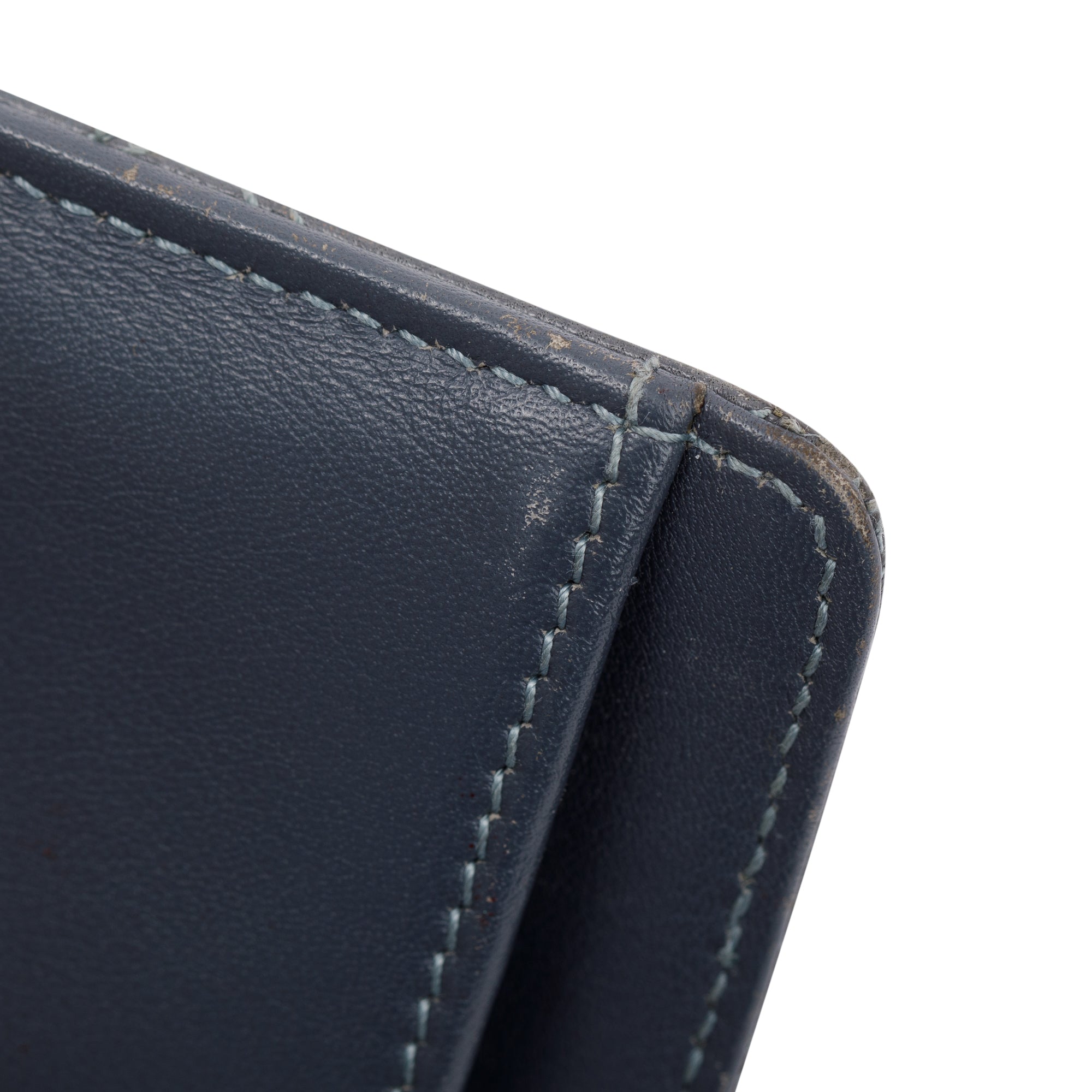 Chanel Quilted Calfskin/Lambskin Leather Yen Wallet w/ Box & Authenticity Card