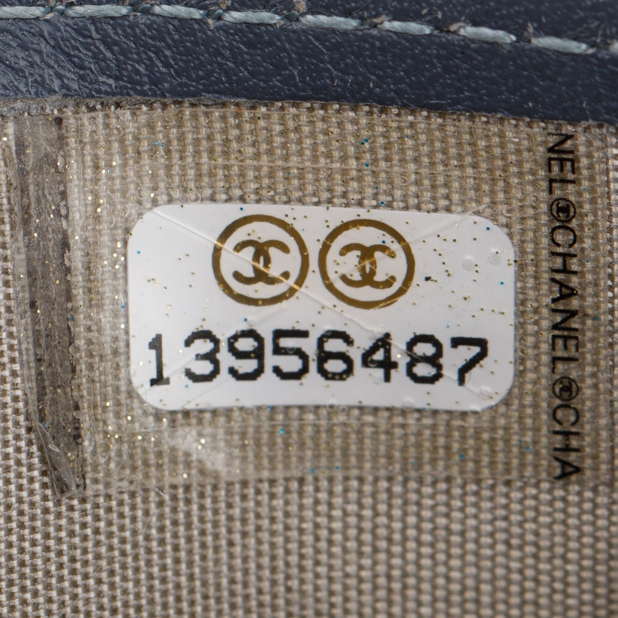 Chanel Quilted Calfskin/Lambskin Leather Yen Wallet w/ Box & Authenticity Card