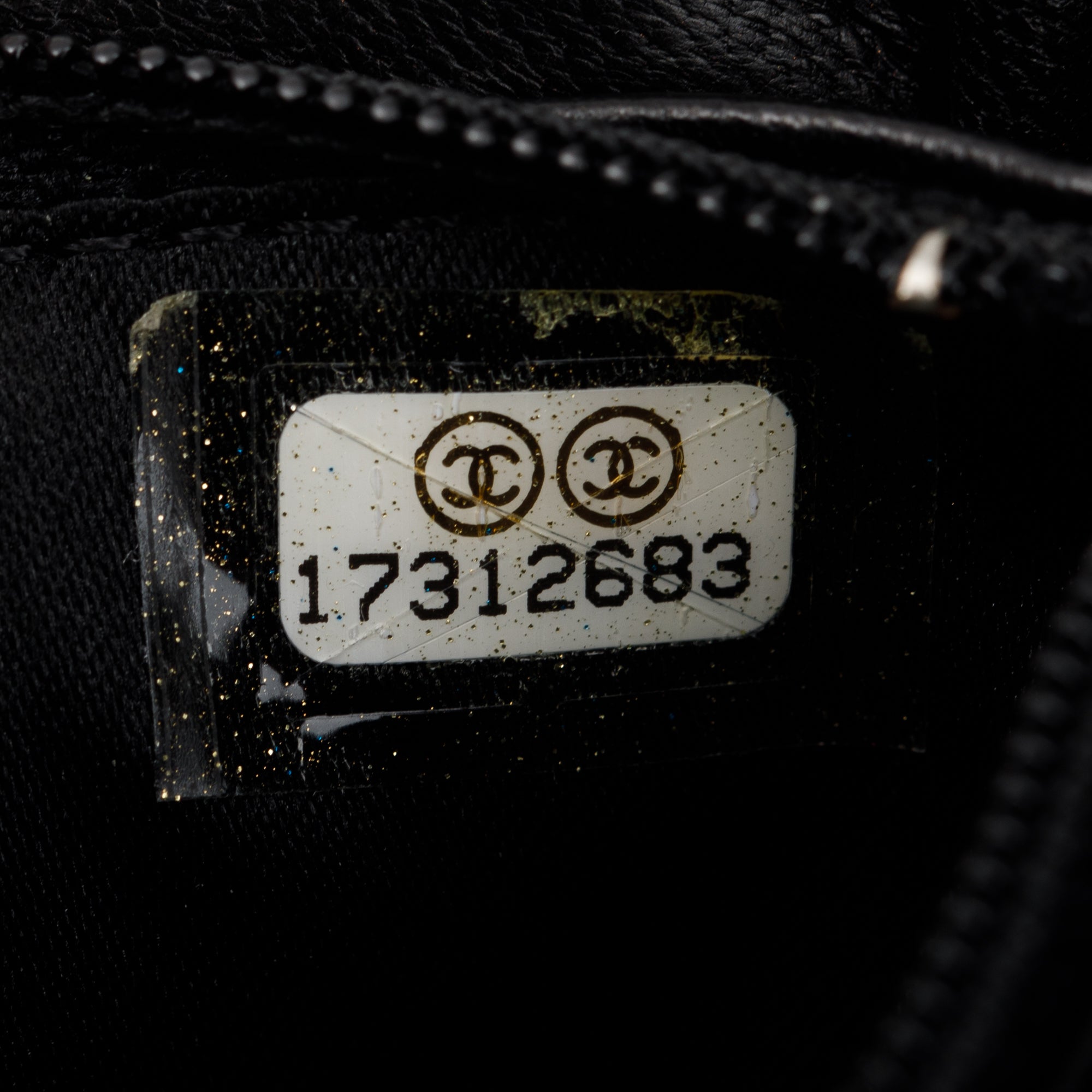 Chanel Quilted Crinkled Leather Phone Holder Clutch w/ Box