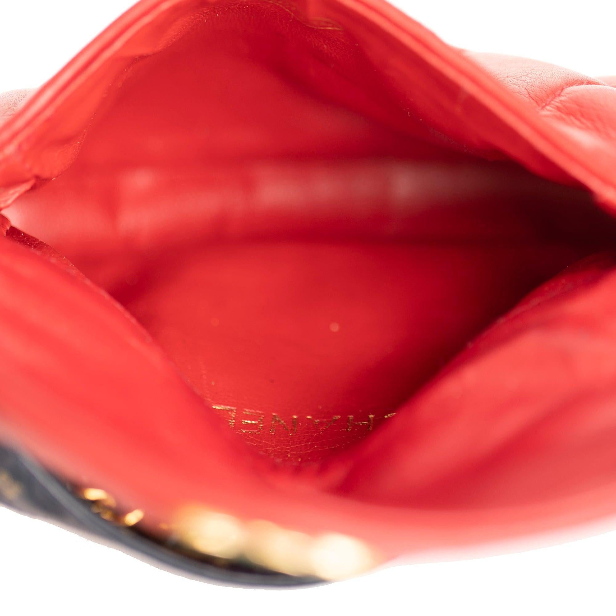 Chanel Quilted Leather Double CC Flap Belt Bag