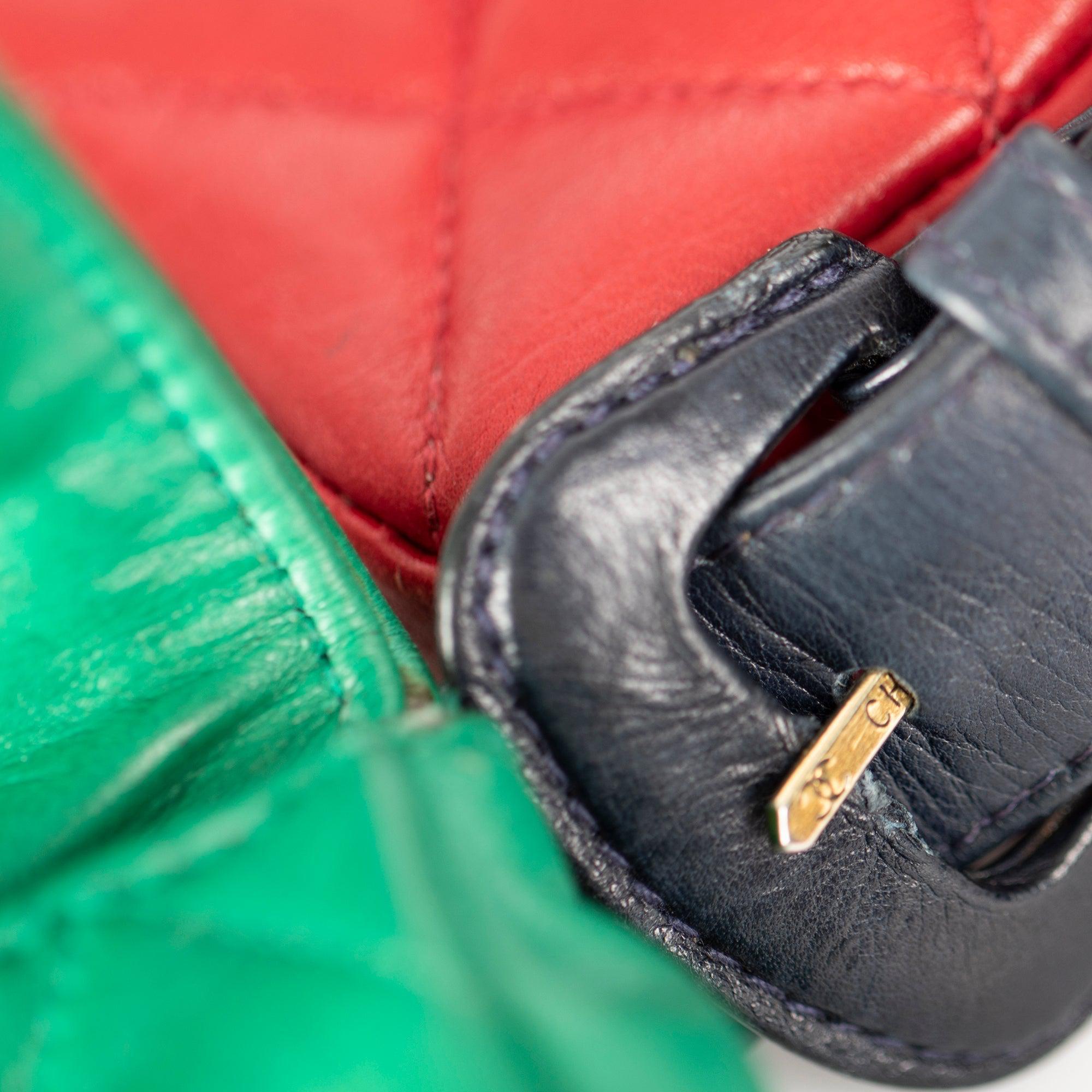 Chanel Quilted Leather Double CC Flap Belt Bag