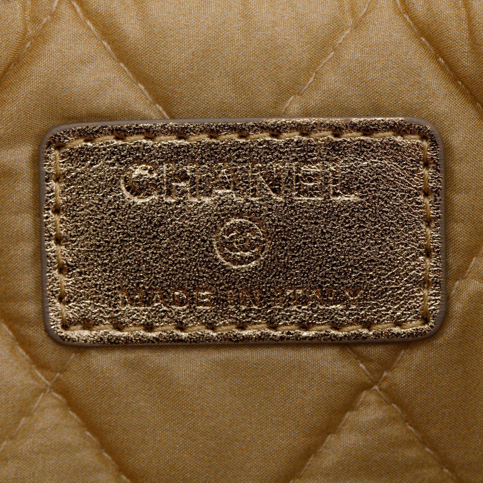 Chanel Quilted Metallic Beauty CC Clutch w/ Authenticity Card