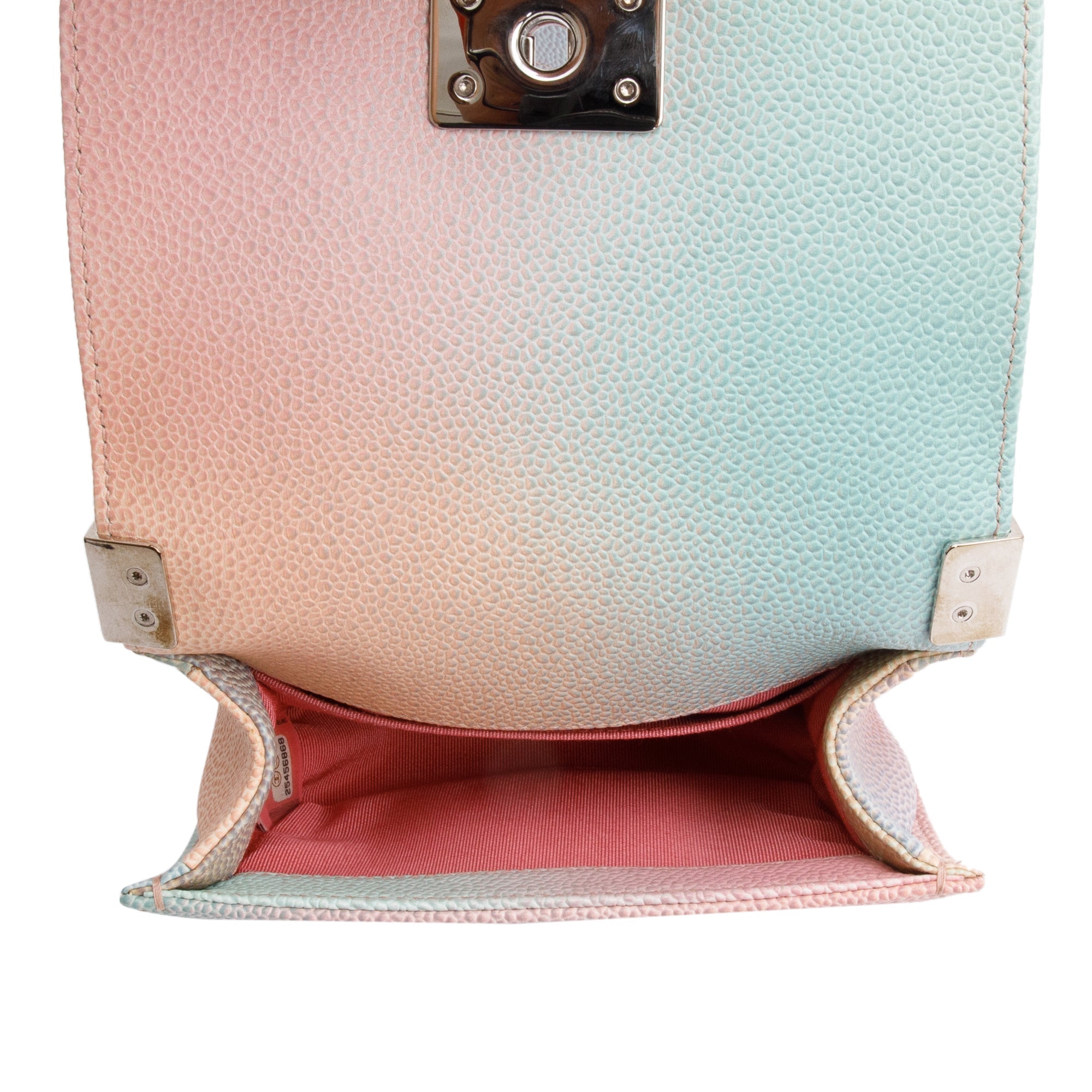 Chanel Rainbow Caviar Leather Mini Boy Flap Bag w/ Authenticity Card