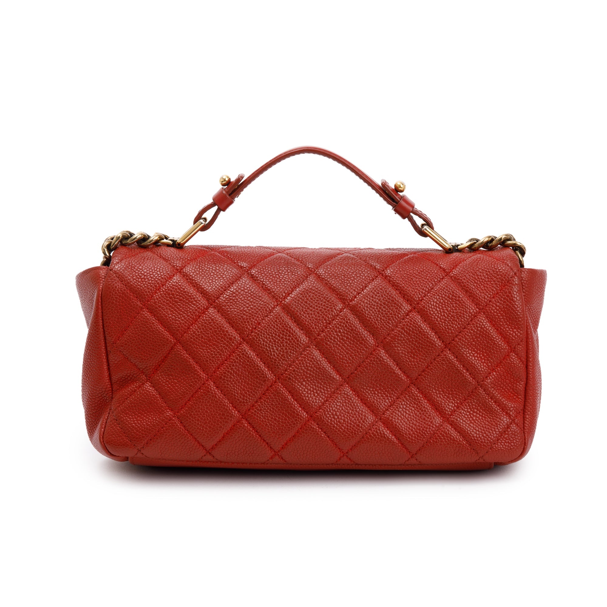 Chanel Red Caviar Leather Medium Urban Day Flap Bag
