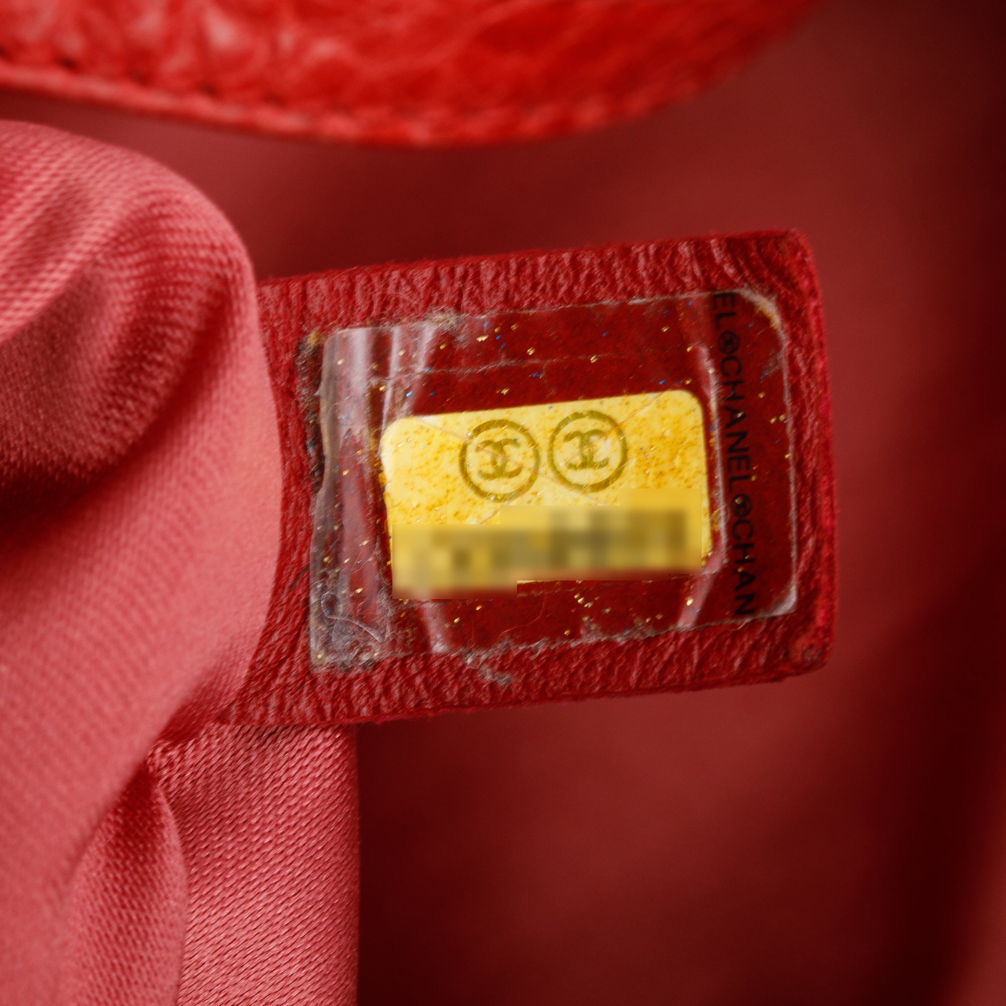 Chanel Red Glazed Calfskin Leather On The Road Tote