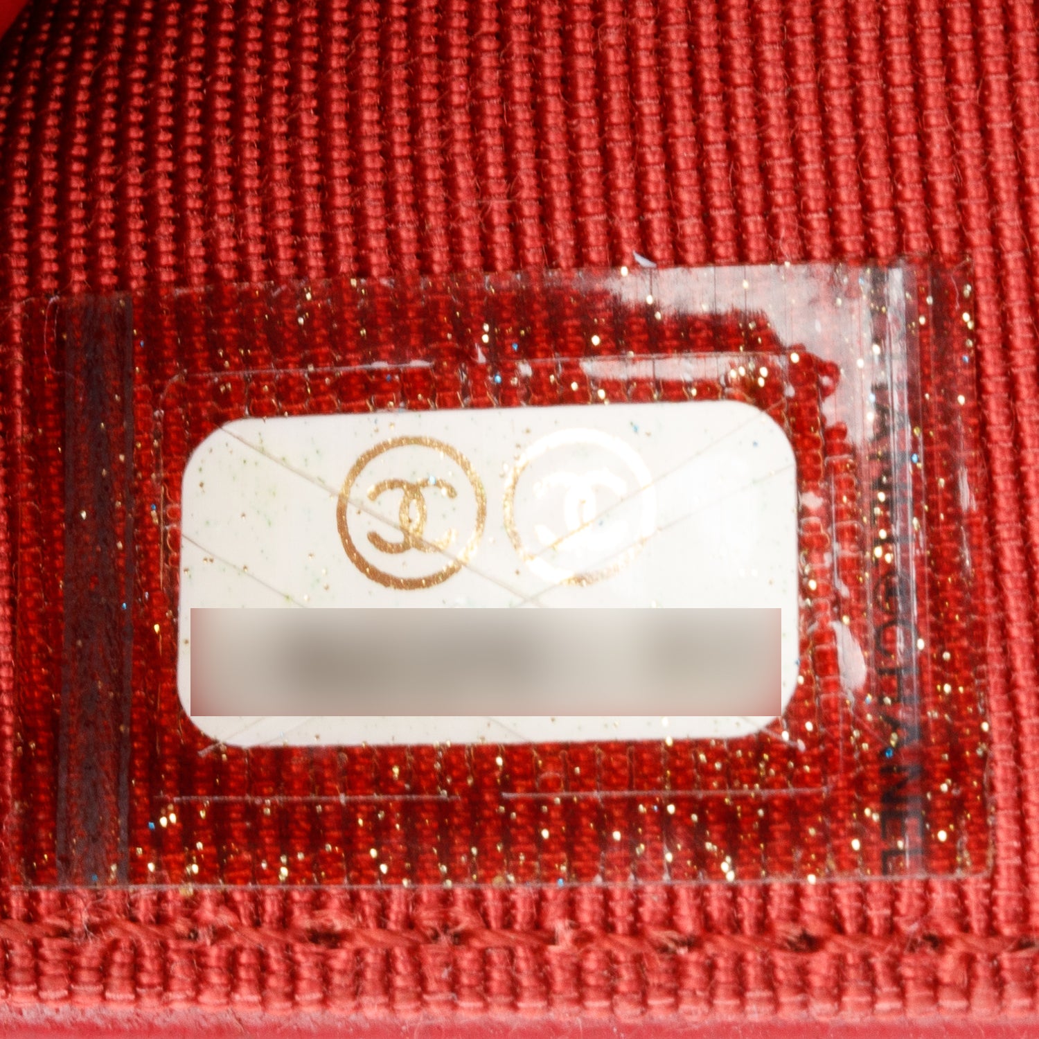 Chanel Red Quilted Lambskin Leather Classic Wallet on Chain w/ Authenticity Card