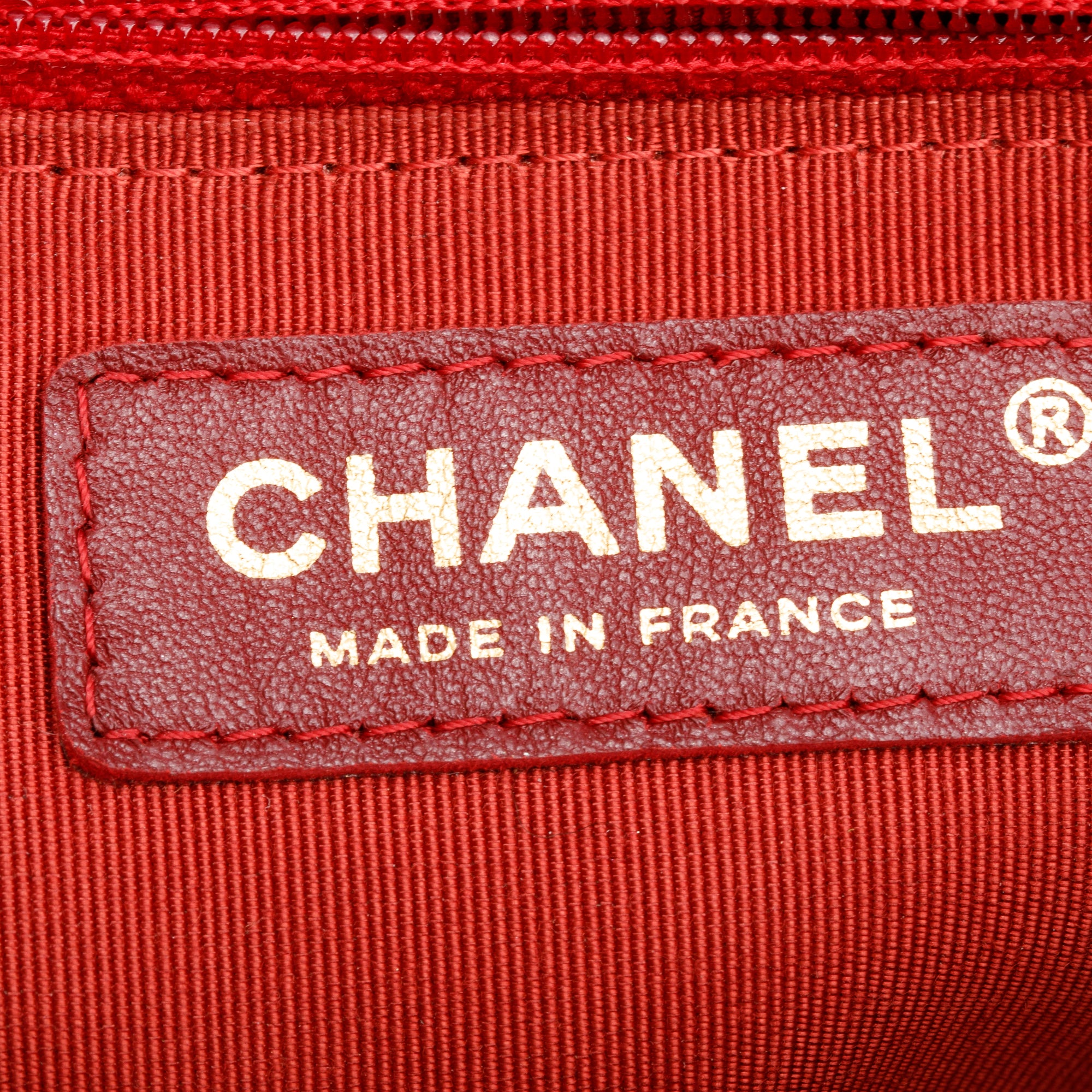 Chanel Red Quilted Lambskin Leather Large Boy Bag w/ Box & Authenticity Card