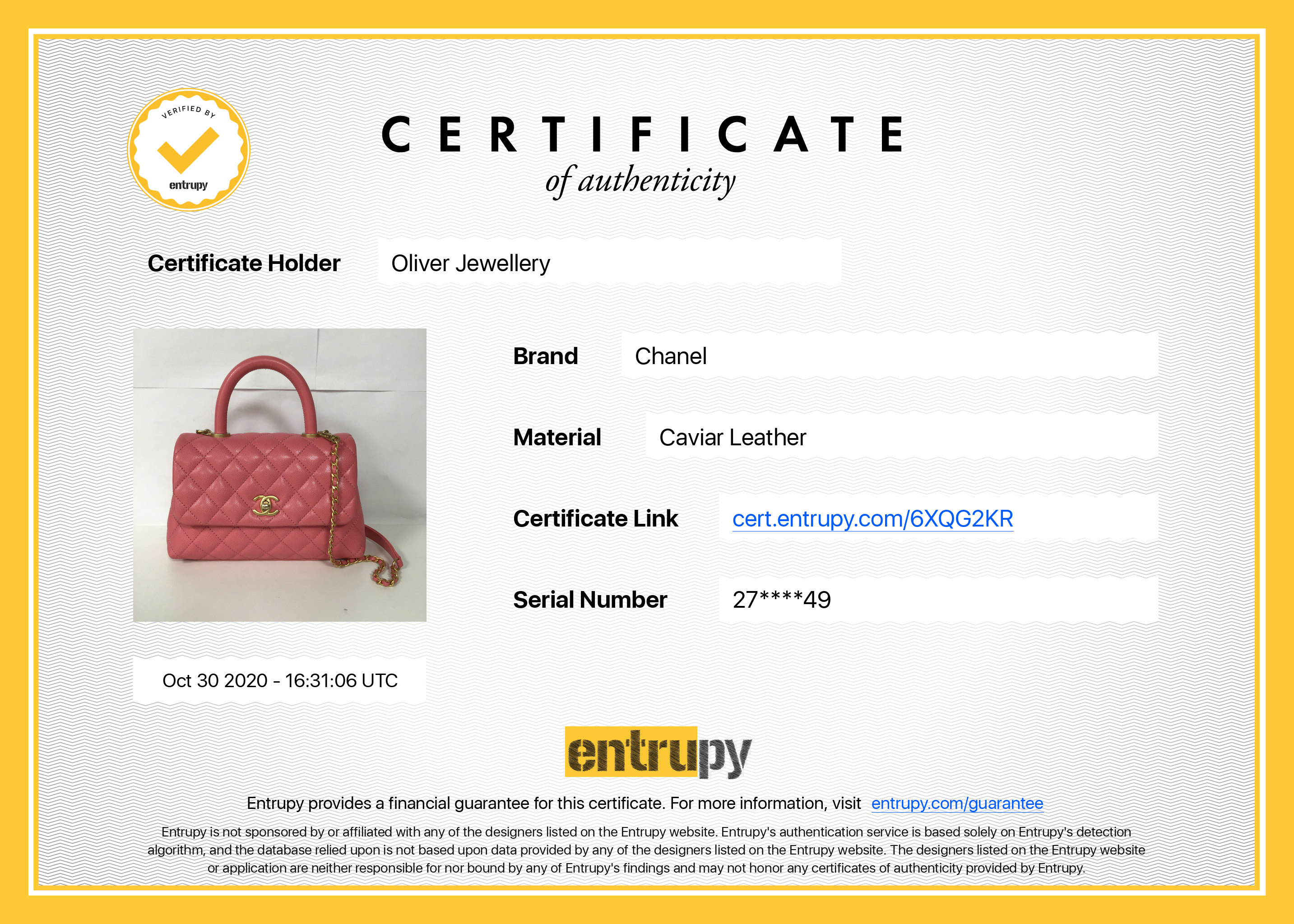 Chanel Small Coco Handle Bag