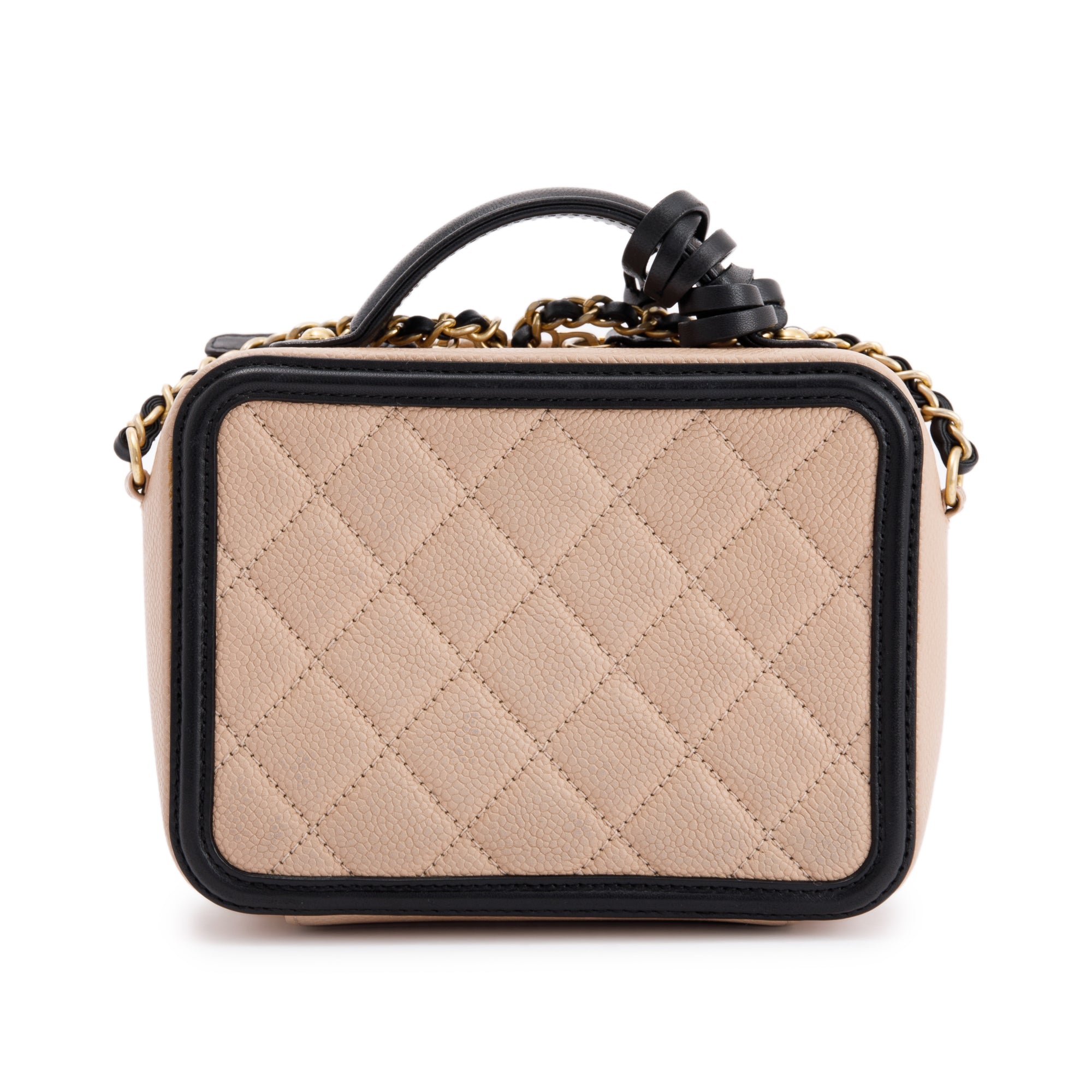 Chanel Small Filigree Vanity Case