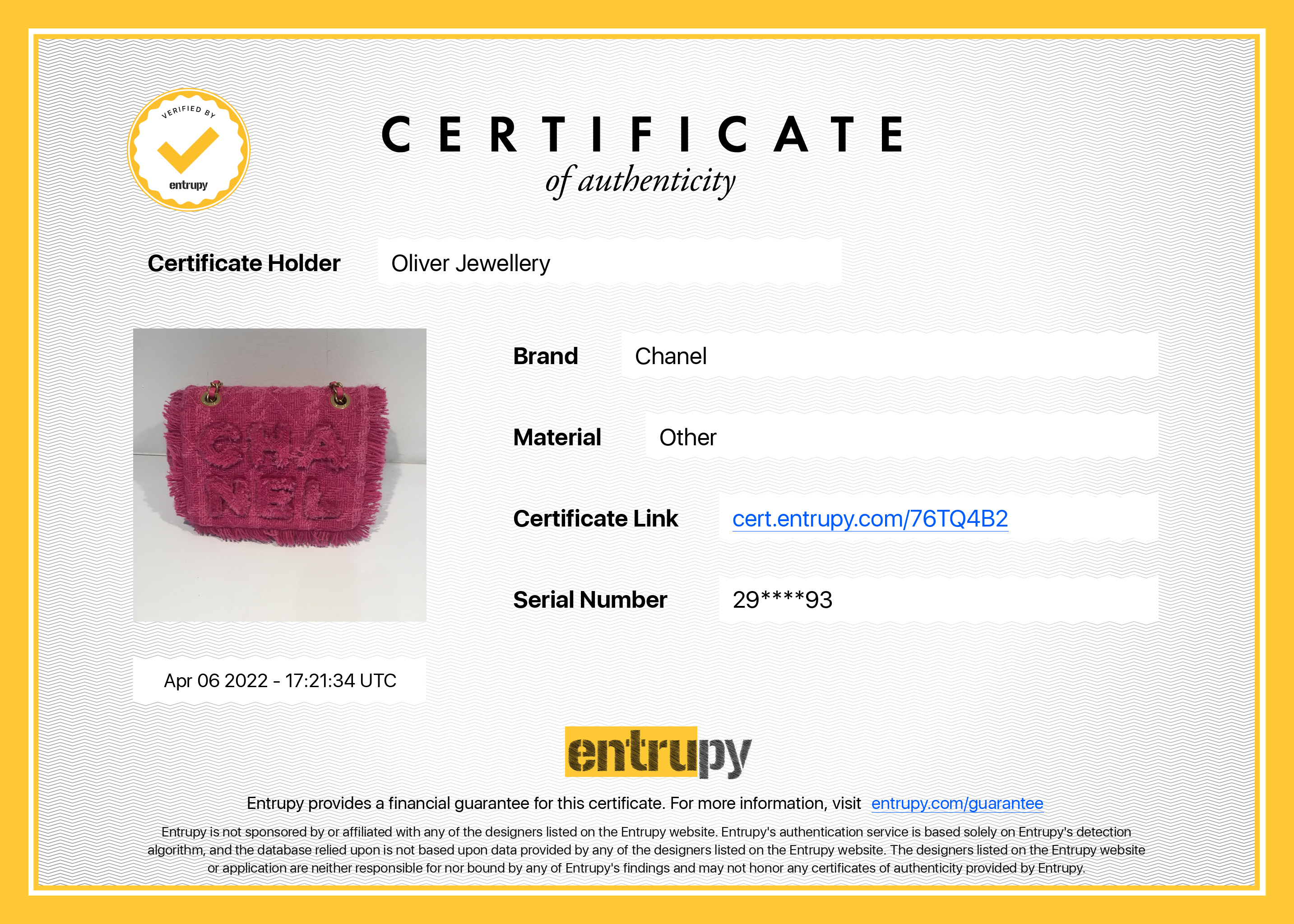 Chanel Small Giant Logo Tweed Flap Bag w/ Box