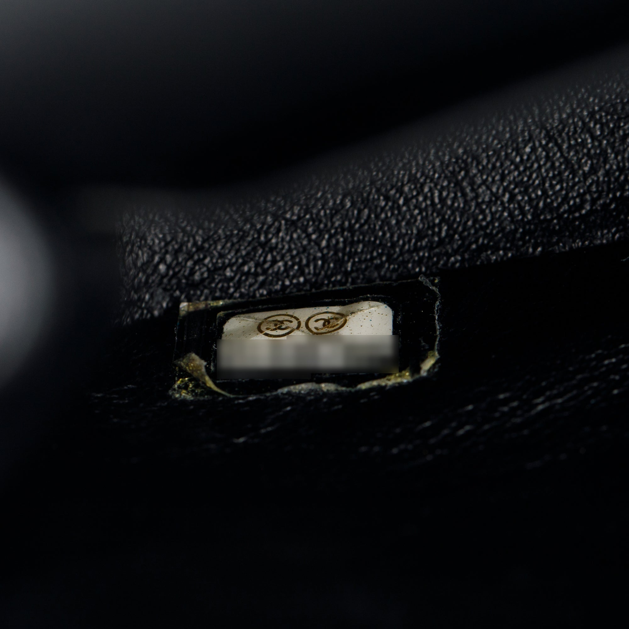 Chanel So Black Chevron Calfskin Leather Classic Medium Double Flap Bag