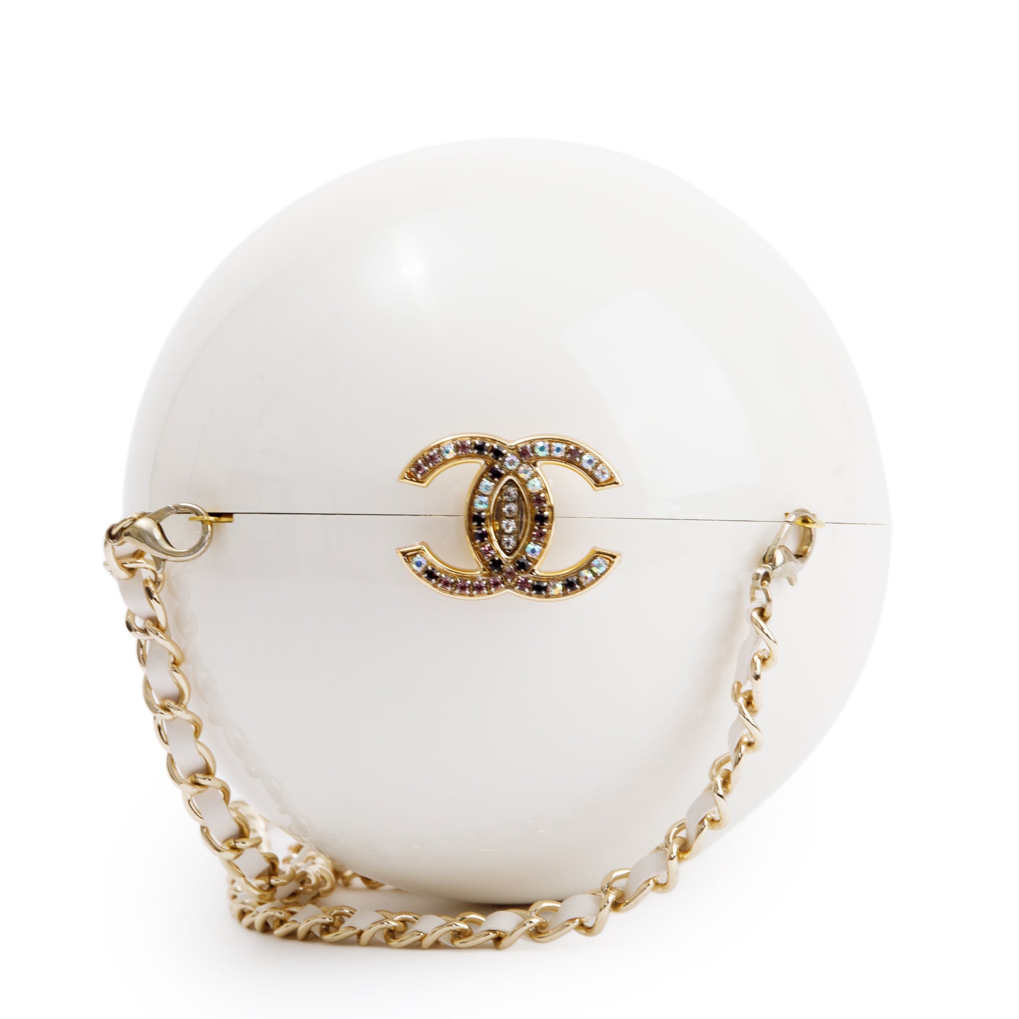 Chanel Sphere Ball Chain Shoulder Bag w/ Box