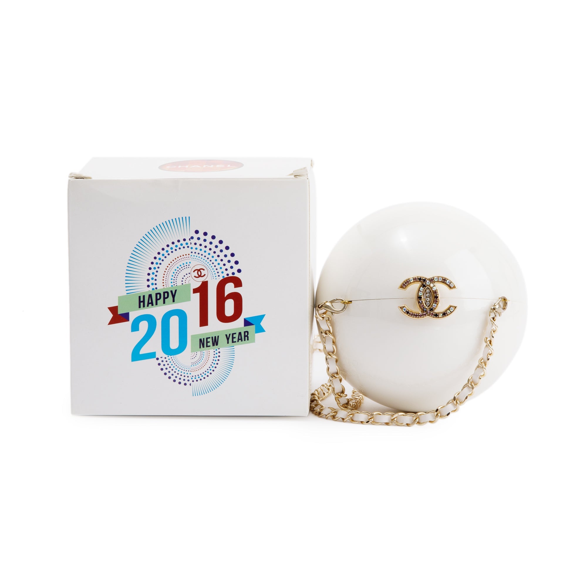 Chanel Sphere Ball Chain Shoulder Bag w/ Box
