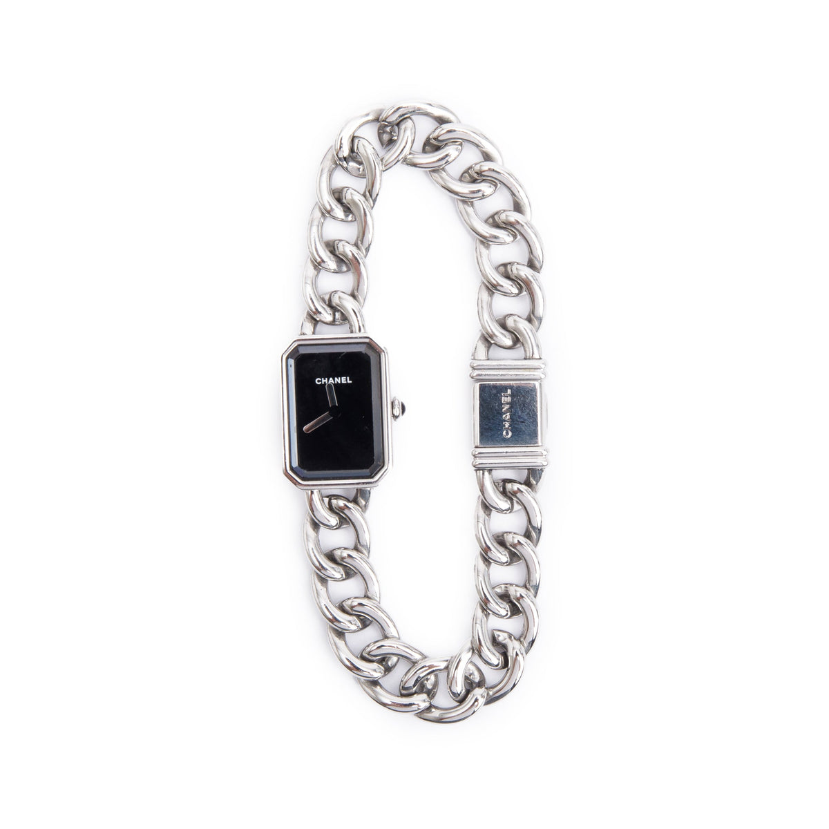 Chanel Stainless Steel Premiere Gourmette Chain Watch H3248 w