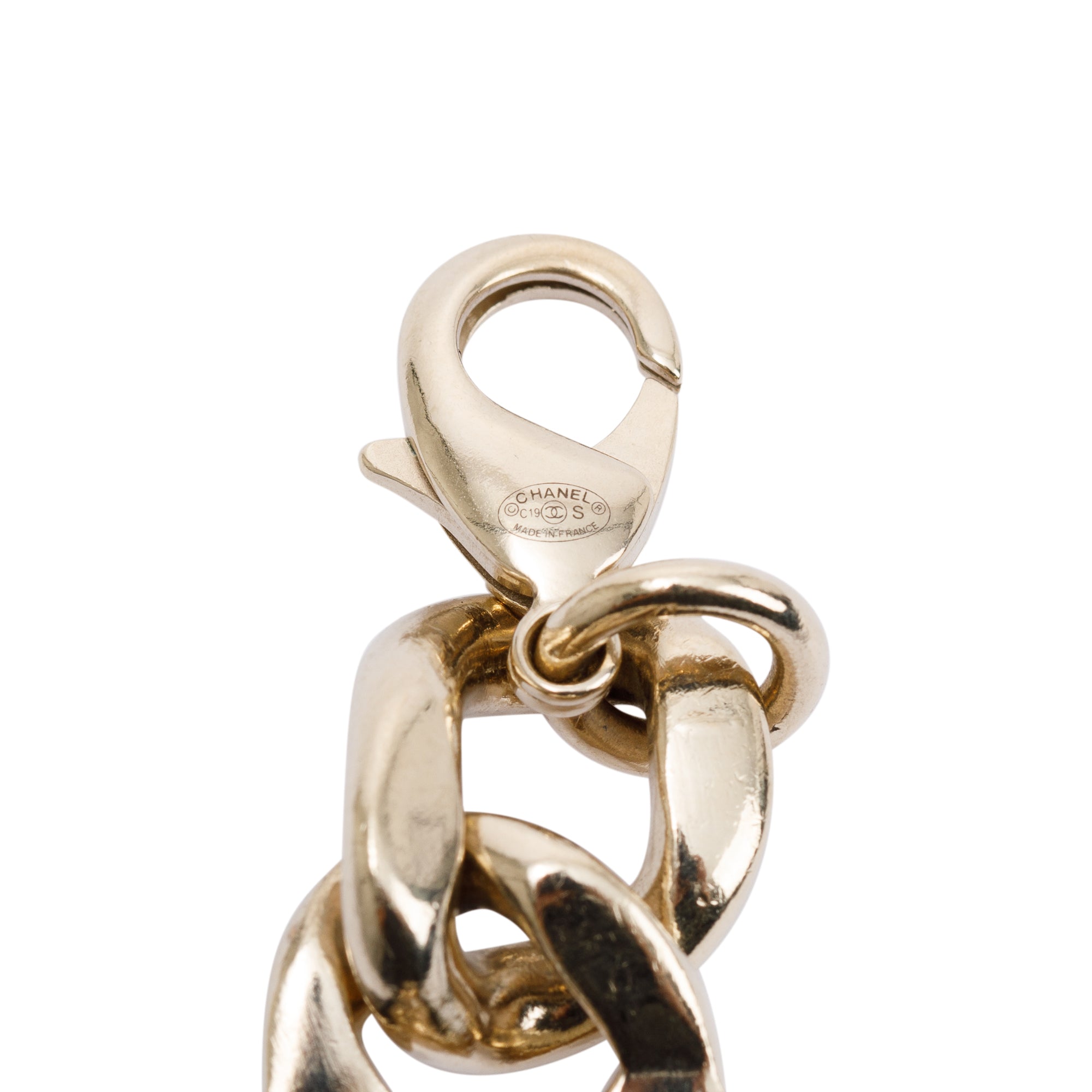 Chanel Strass CC Station Link Bracelet w/ Box