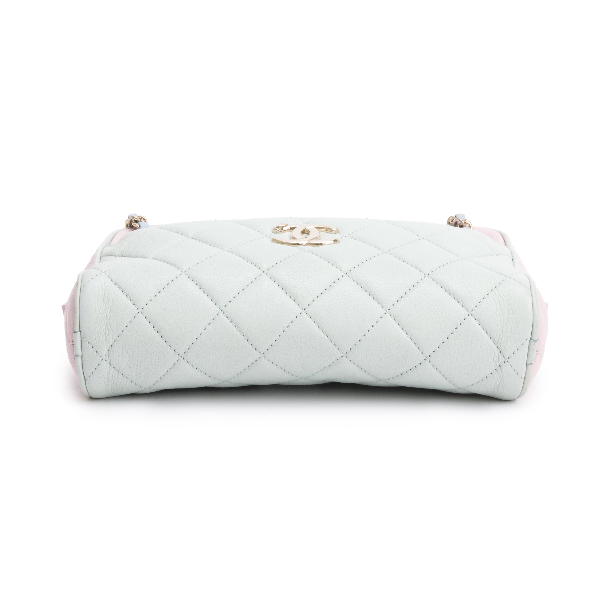 Chanel Tricolour Quilted Calfskin Leather In & Out Camera Bag w/ Insert