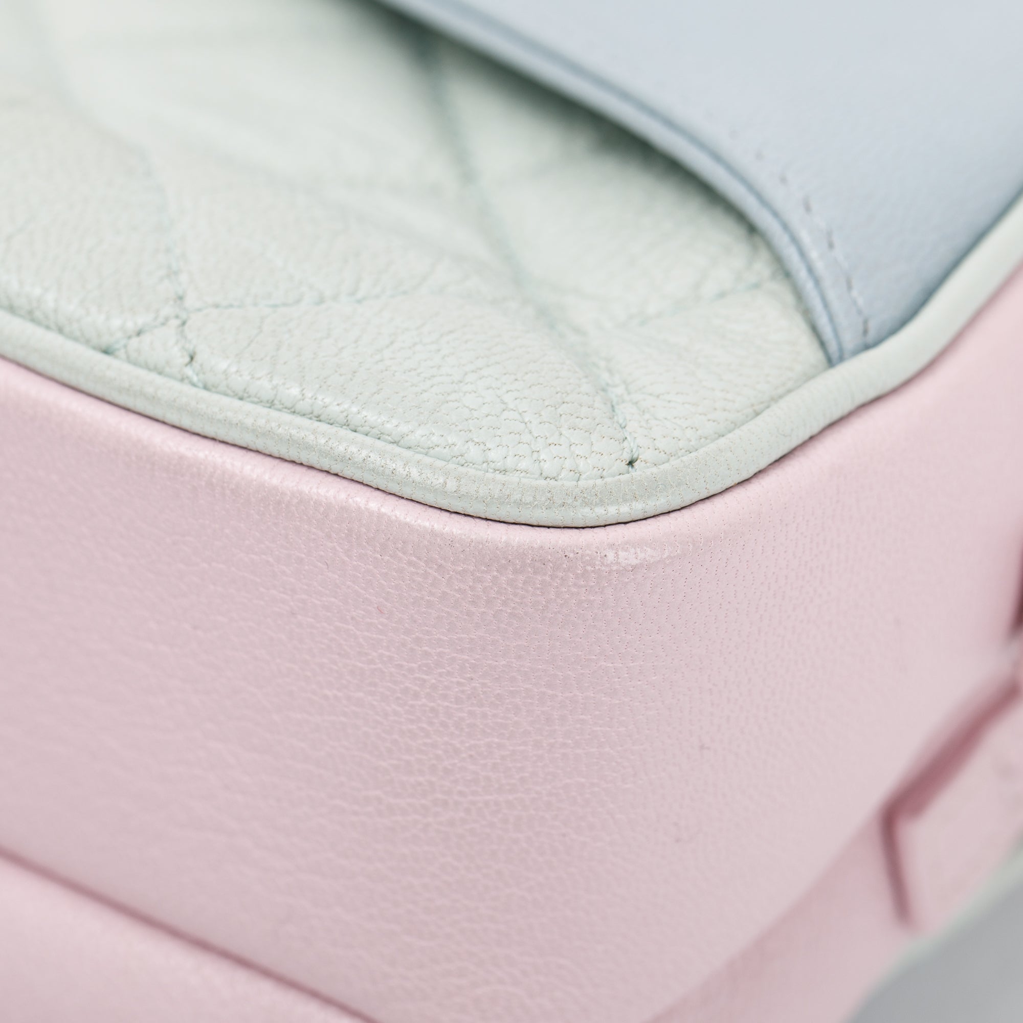 Chanel Tricolour Quilted Calfskin Leather In & Out Camera Waist Bag w/ Insert & Authenticity Card