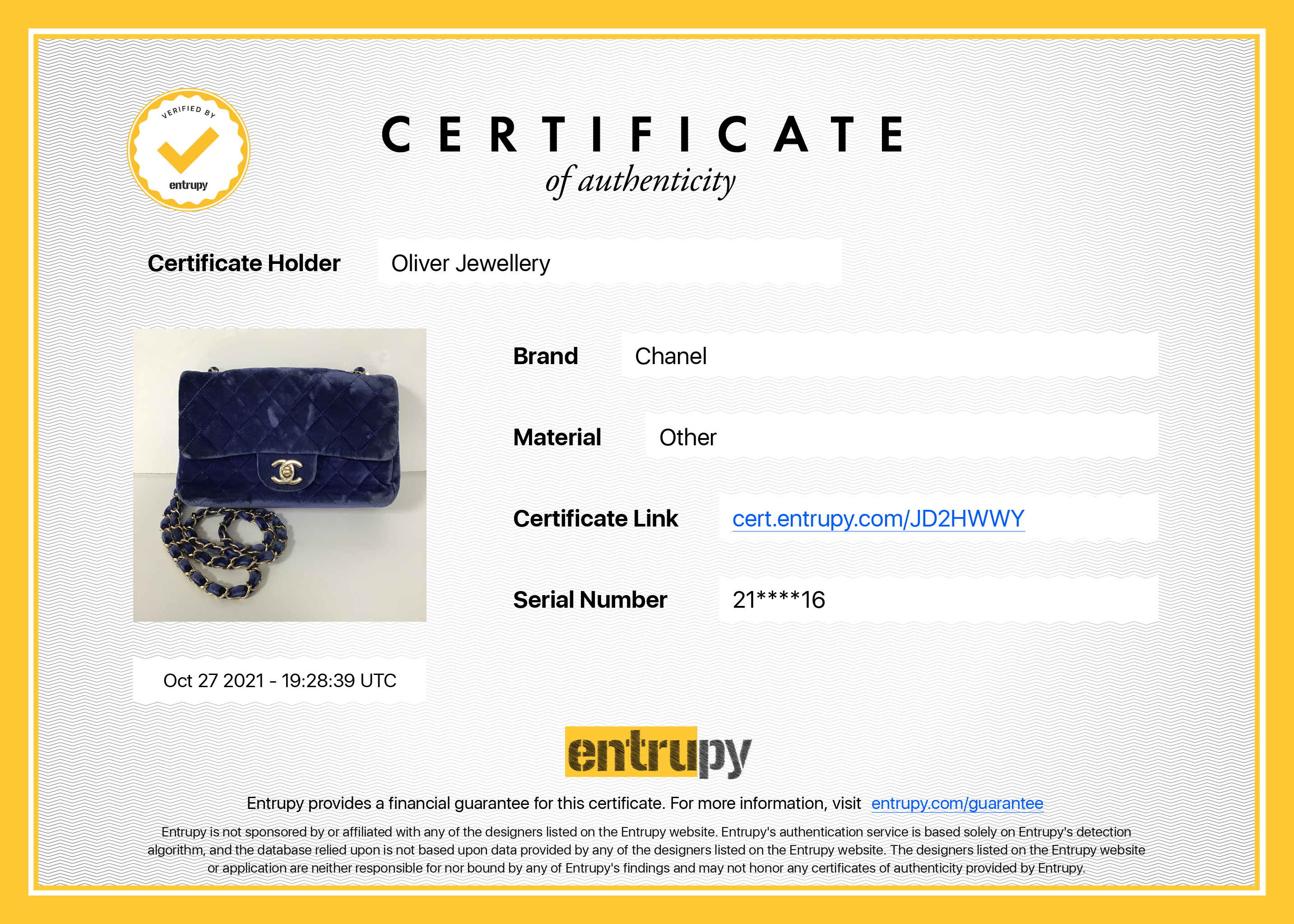 Chanel Velvet Mini Flap Bag