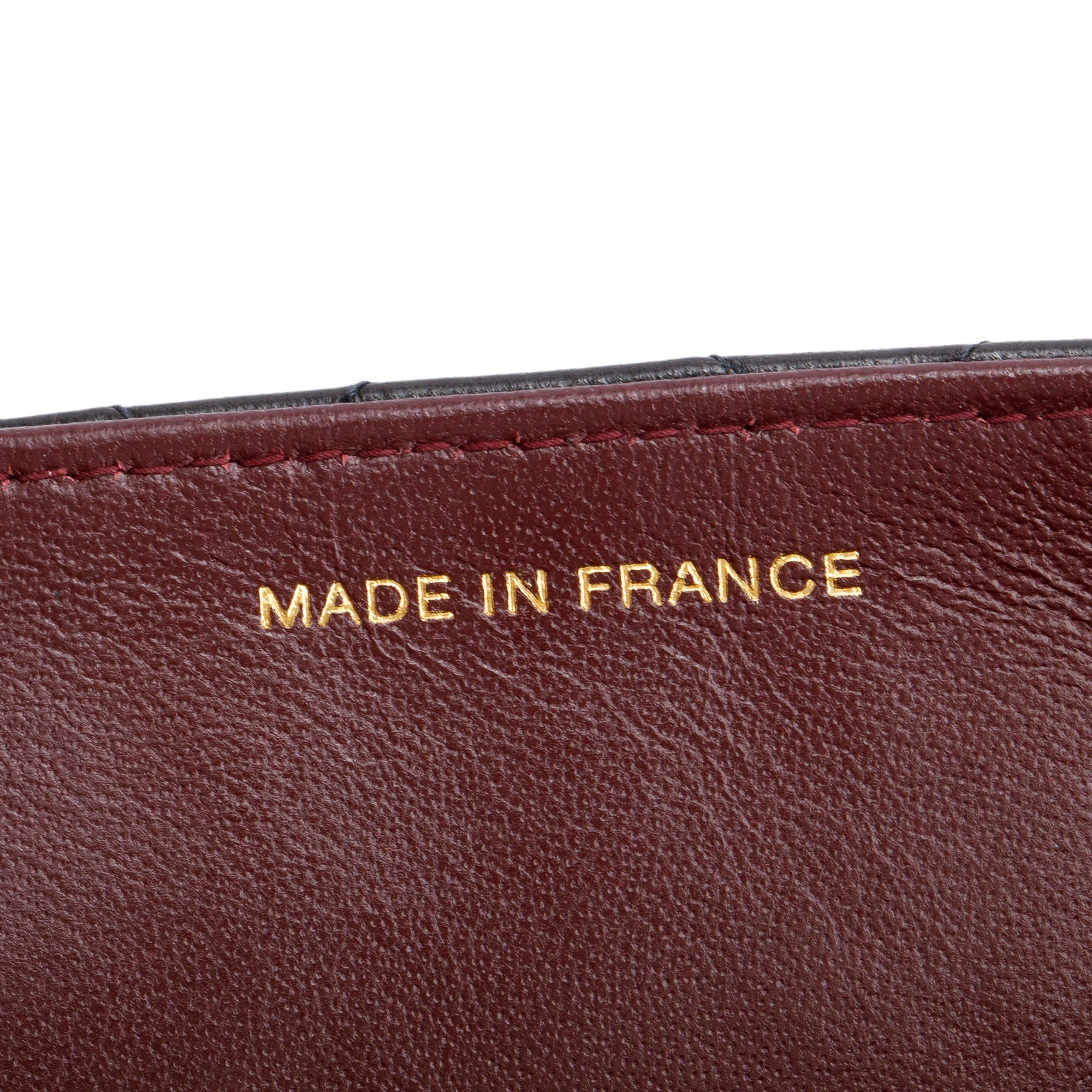 Chanel Vintage Black Calfskin Leather Medium Square CC Flap Bag w/ Box