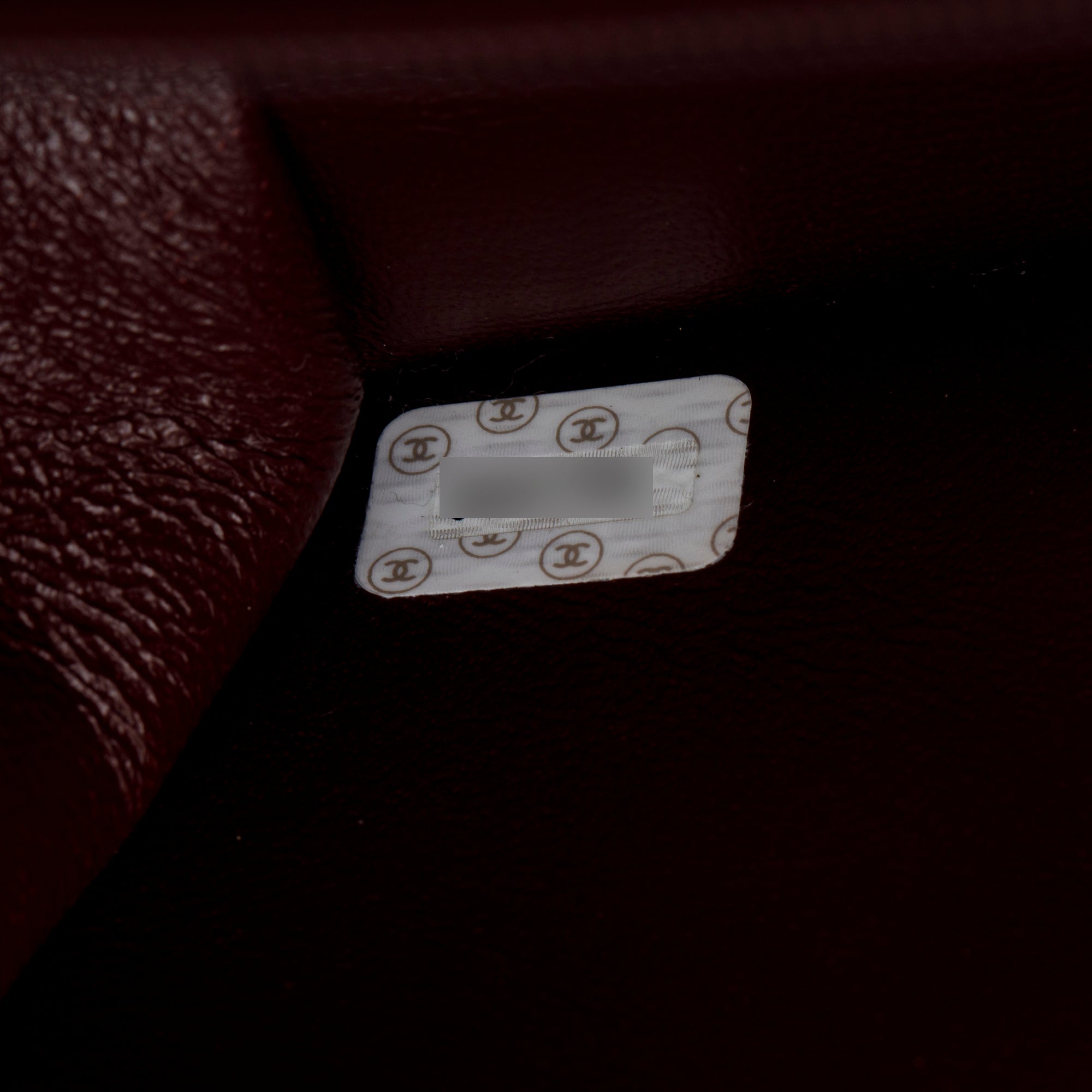 Chanel Vintage Black Calfskin Leather Medium Square CC Flap Bag w/ Box