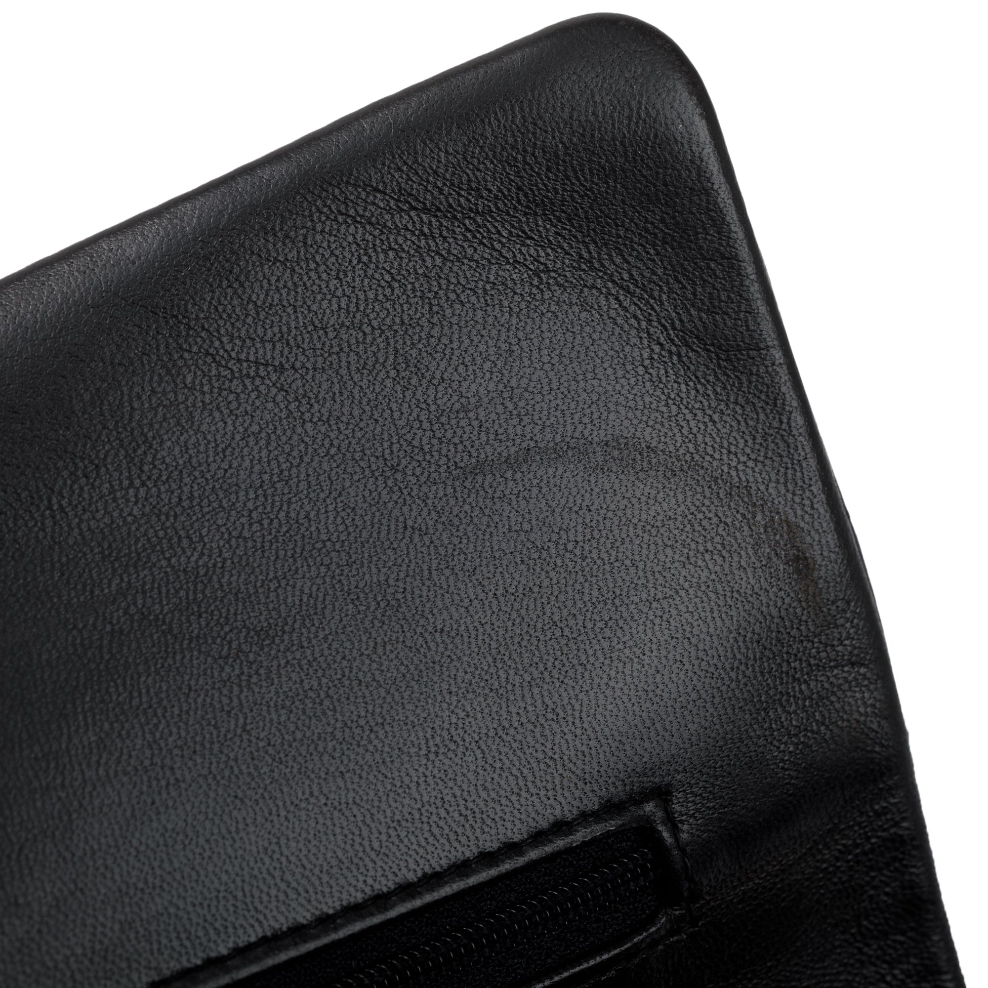 Chanel Vintage Black Lambskin Classic Medium Double Flap Bag