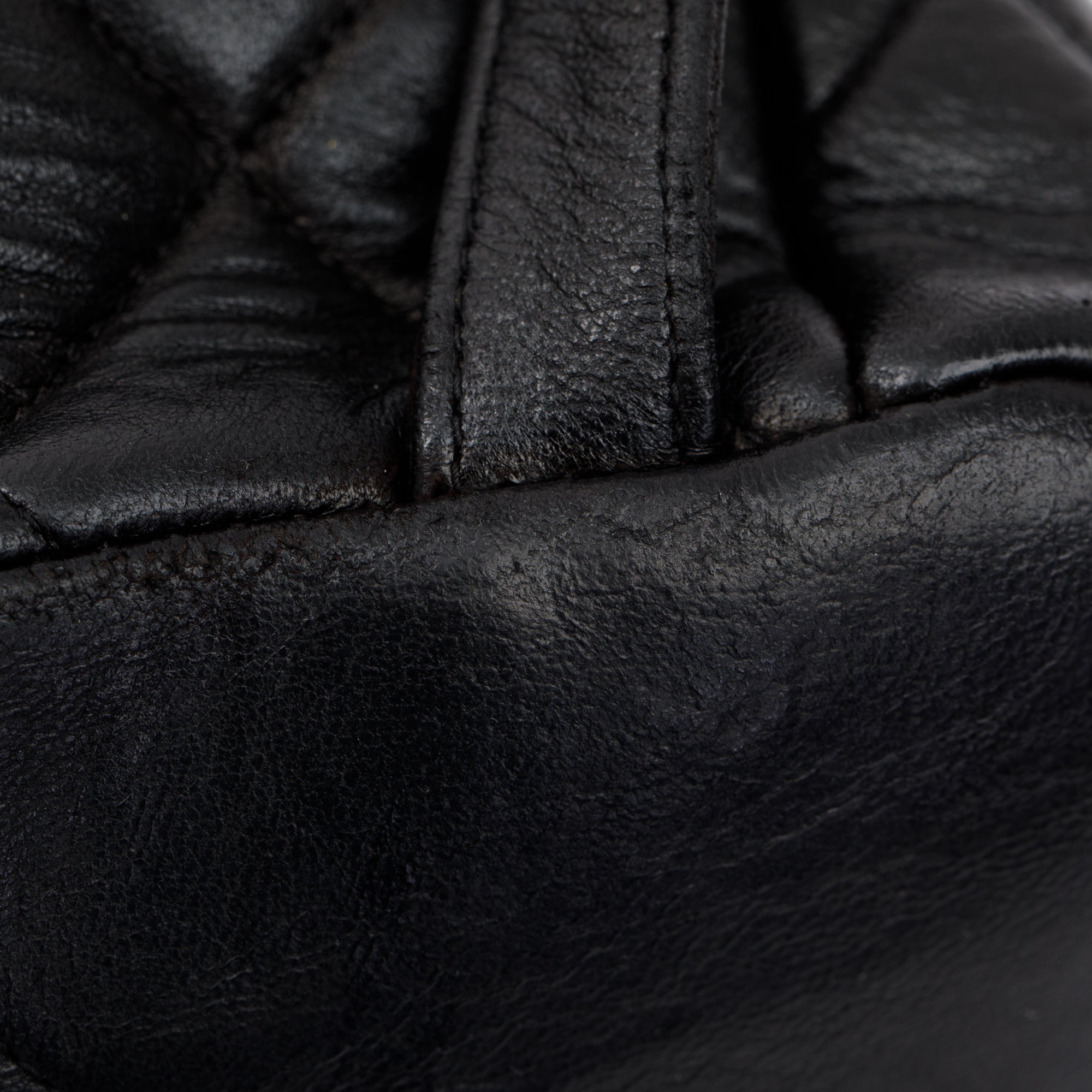 Chanel Vintage Black Quilted Lambskin Mini Duma Backpack