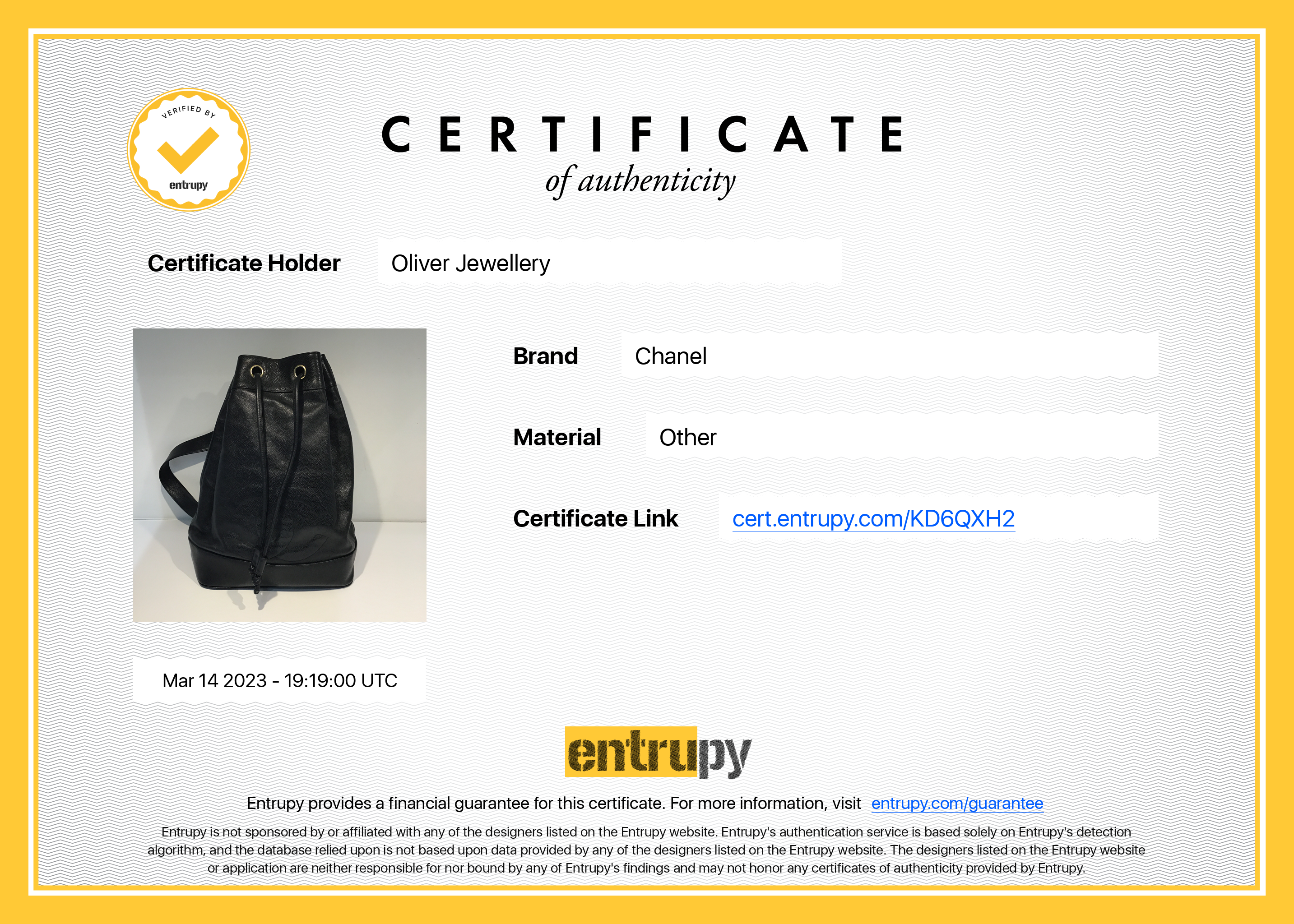 Chanel Vintage Large Caviar Leather Timeless Drawstring Sling Backpack