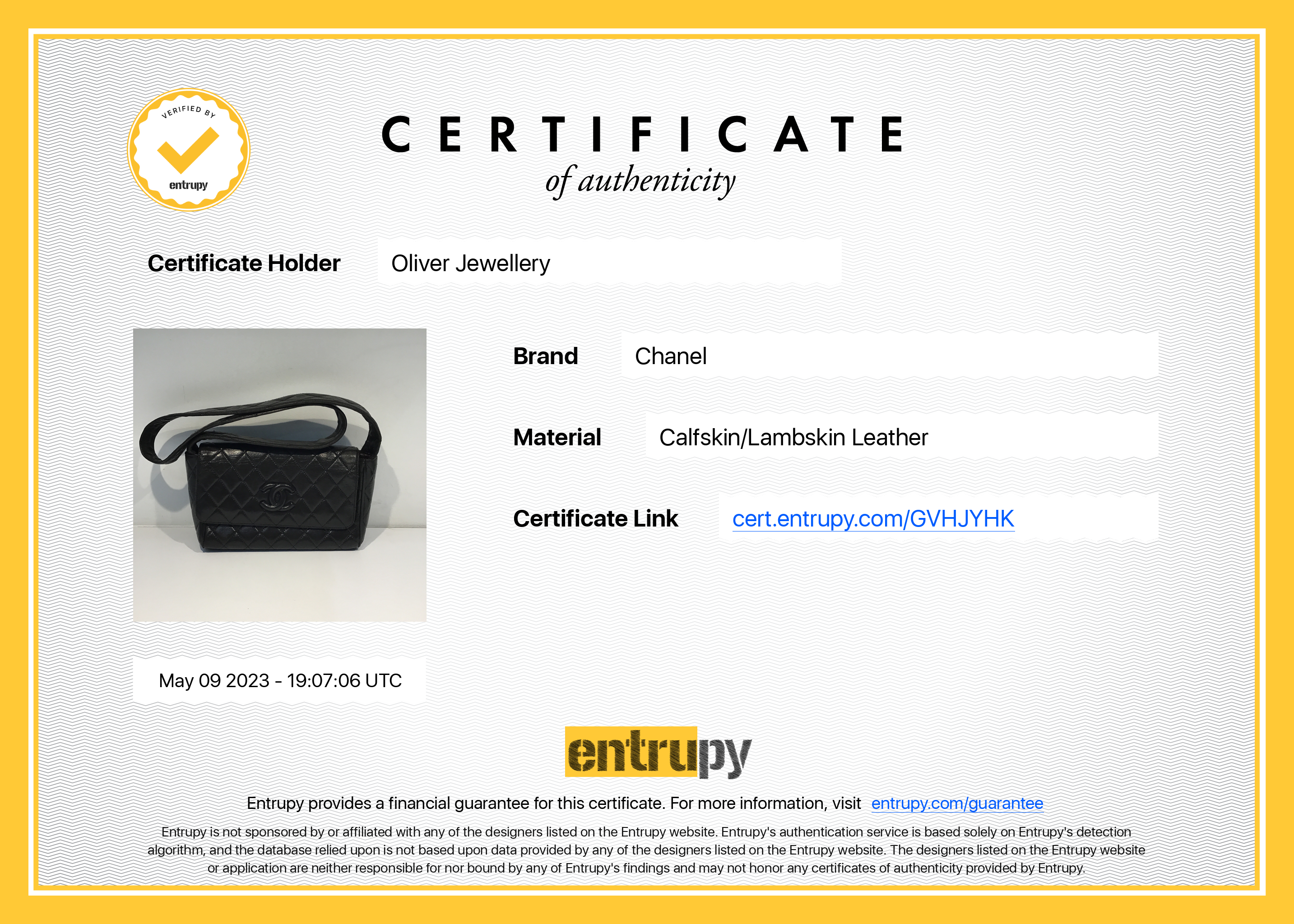 Chanel Vintage Medium Quilted Lambskin Covered CC Flap Bag
