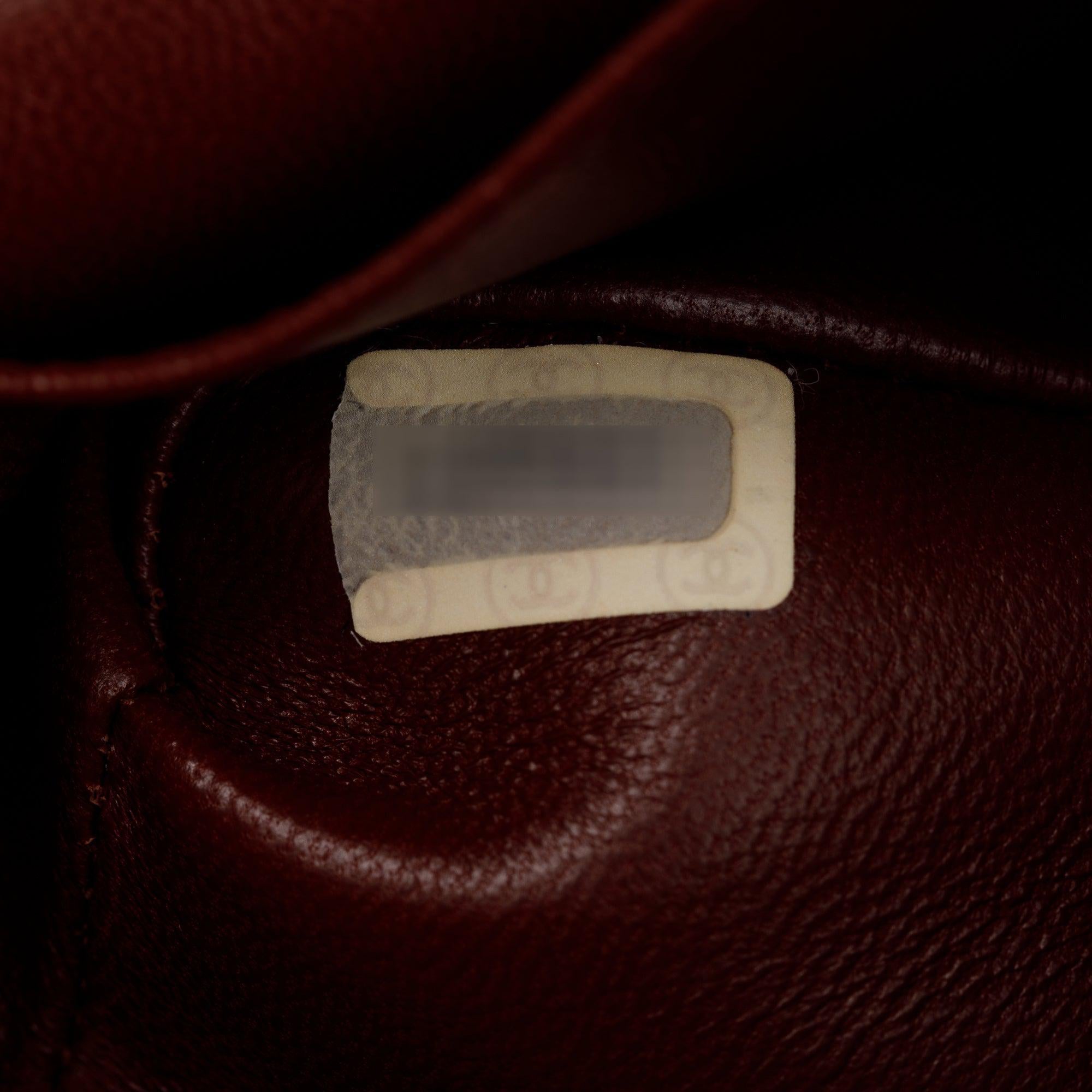 Chanel Vintage Quilted Lambskin Mini Rectangular Full Flap Bag w/ Authenticity Card