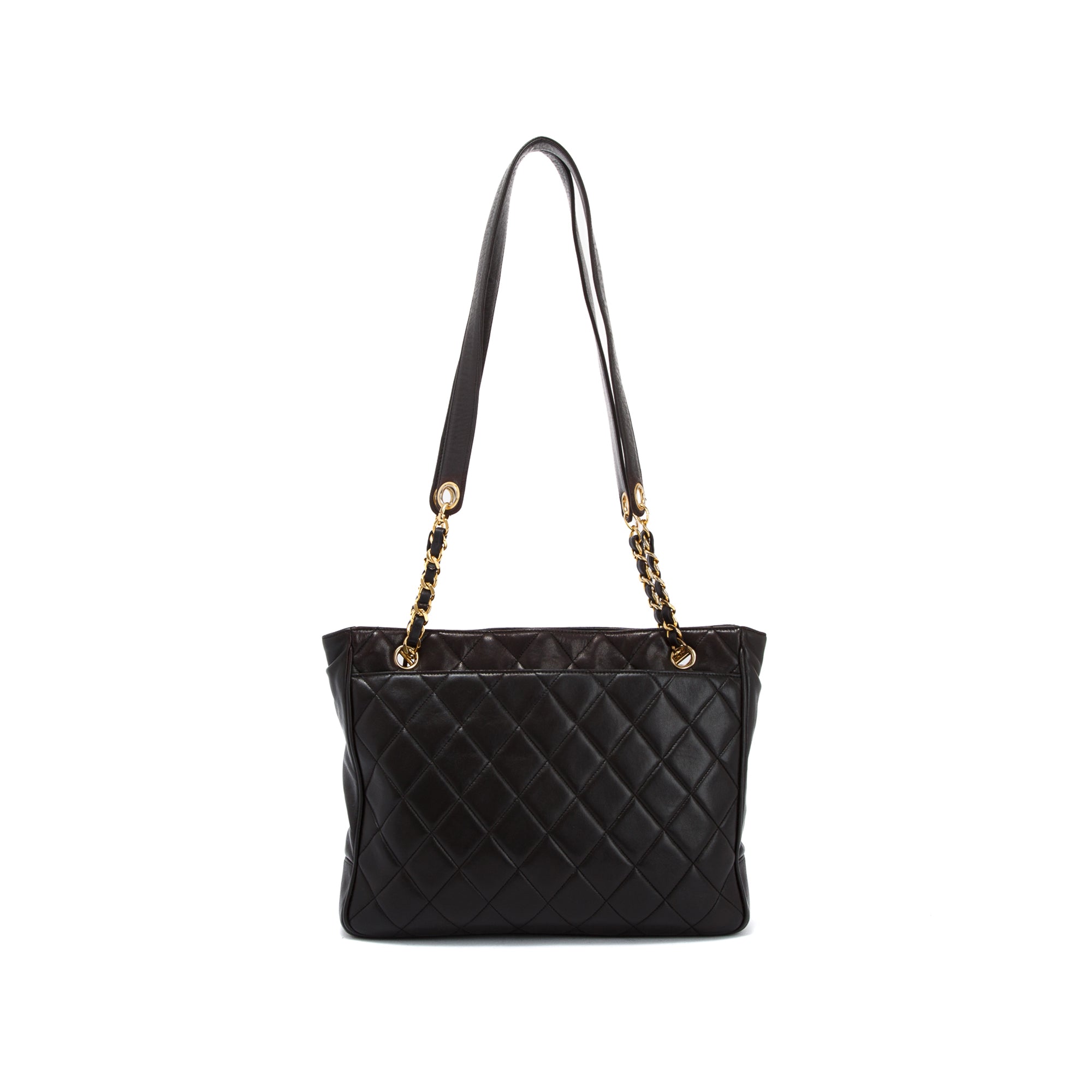 Chanel Vintage Quilted Leather Tote