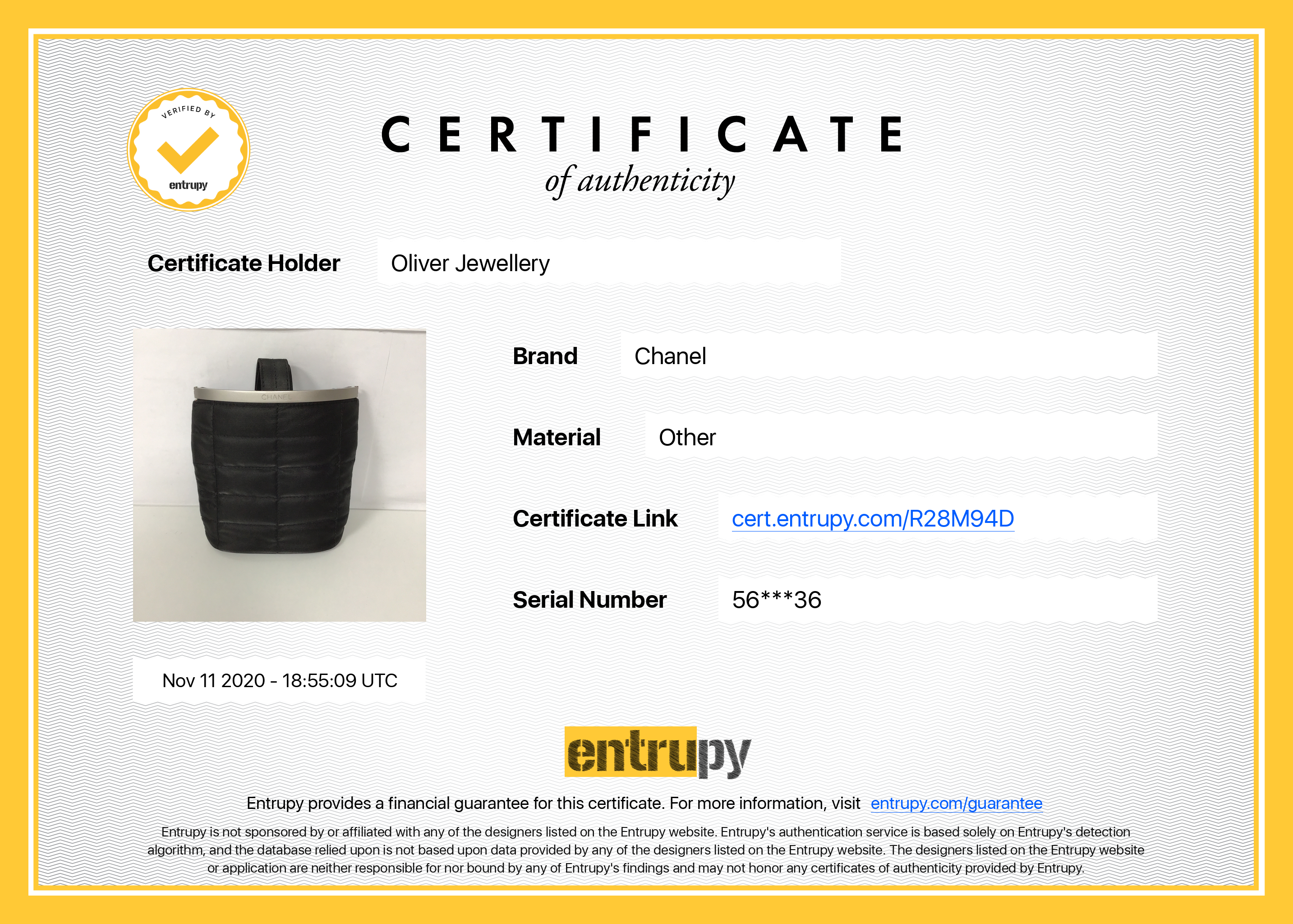 Chanel Vintage Quilted Wristlet