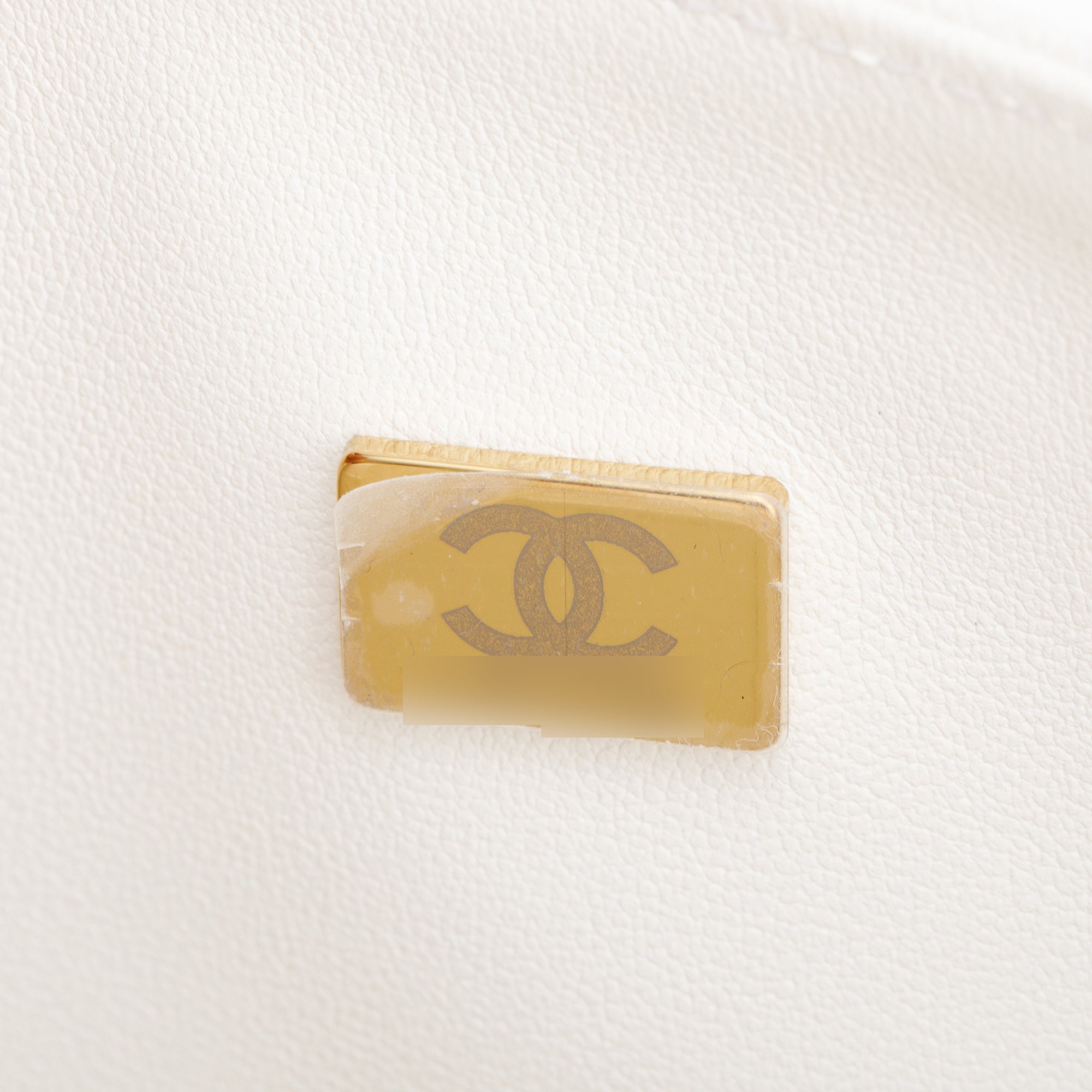 Chanel White Quilted Caviar Leather Classic Medium Double Flap Bag w/ Box