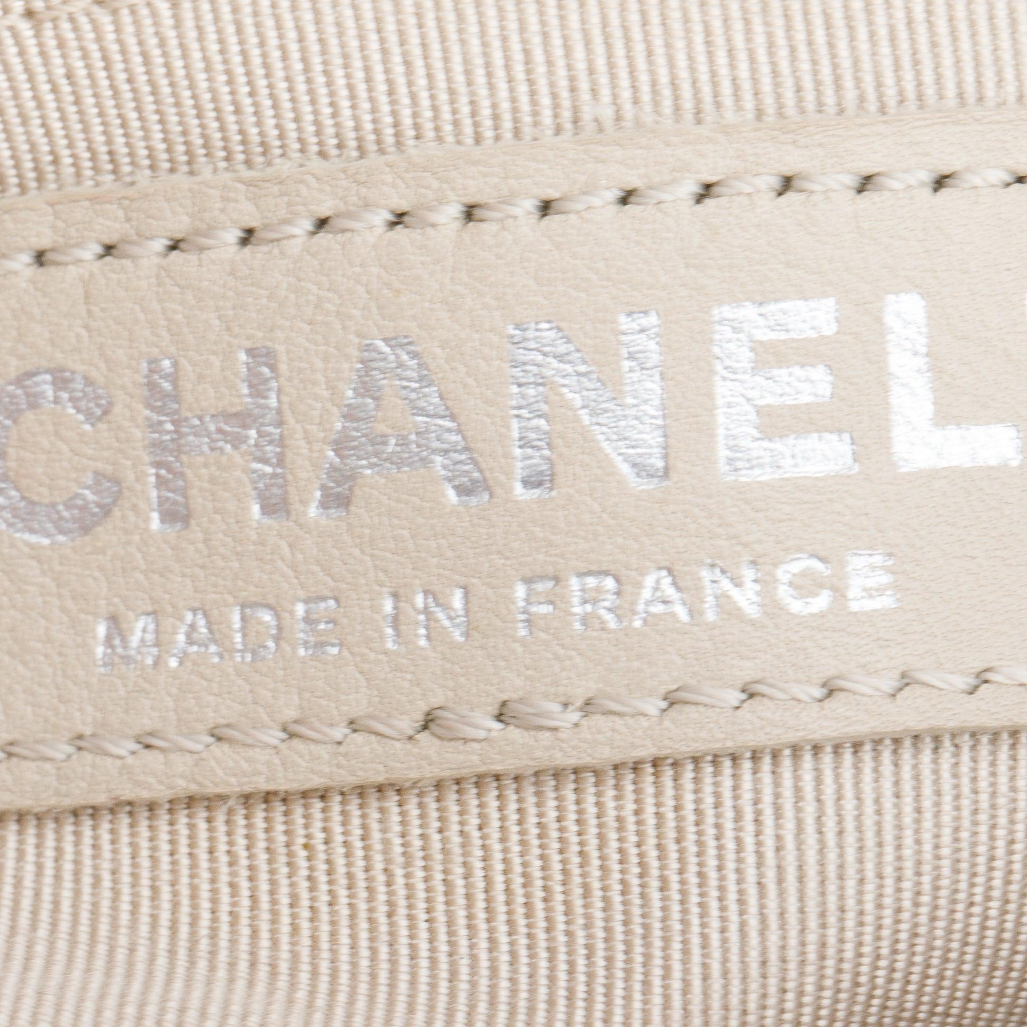 Chanel White Quilted Leather Small Gentle Boy Bag w/ Authenticity Card