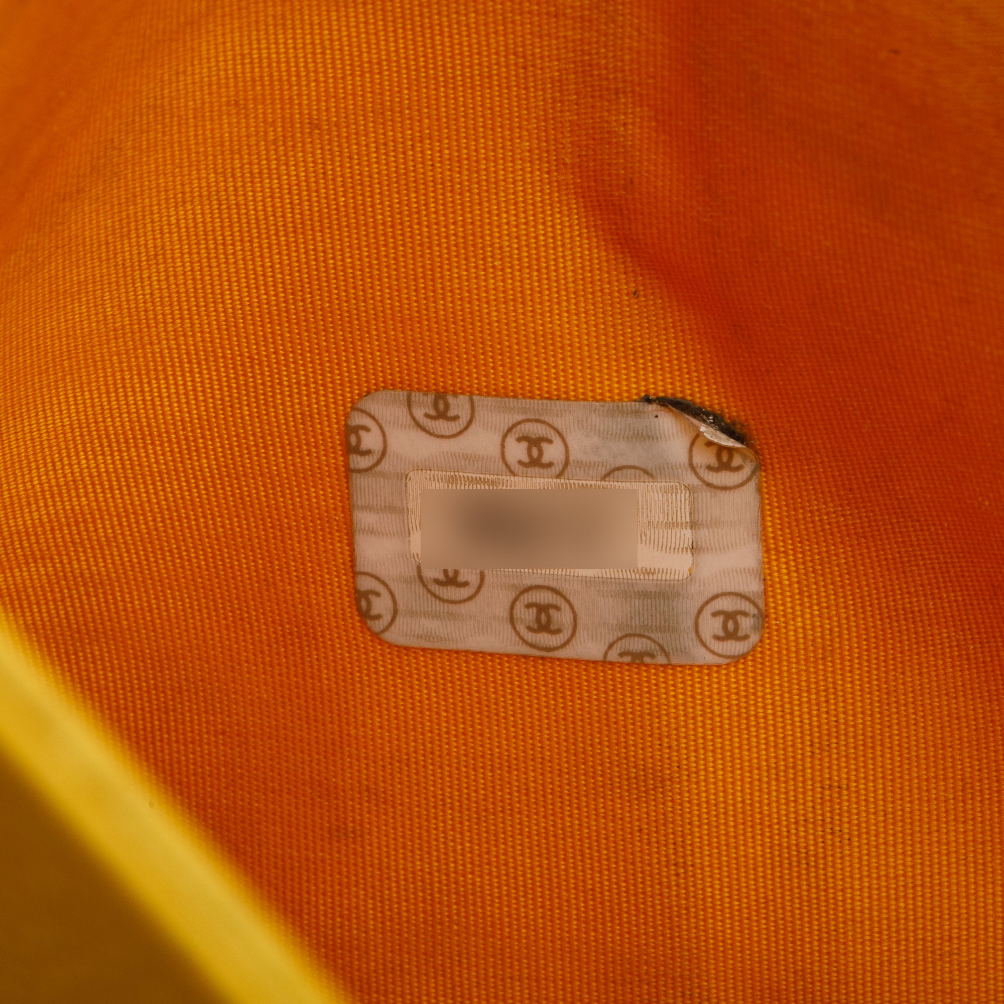 Chanel Yellow Caviar Leather Timeless Trifold Compact Wallet