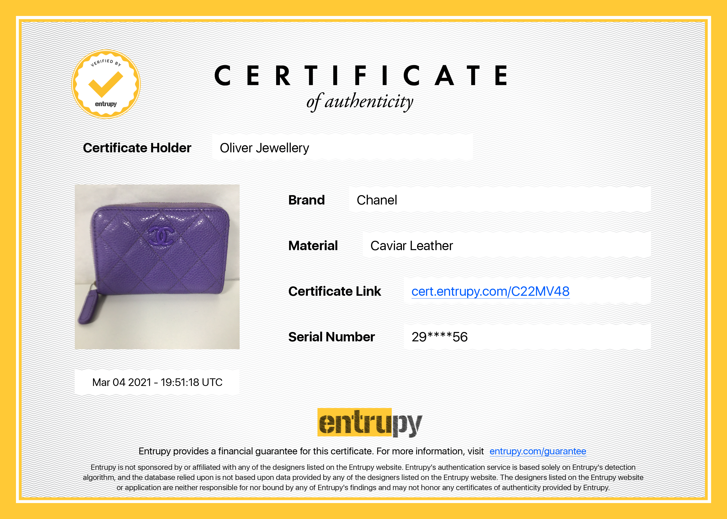 Chanel Zipped Coin Purse