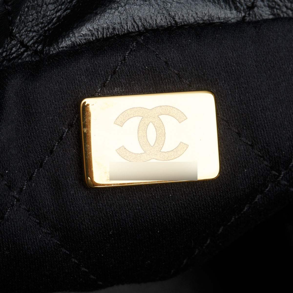 Chanel Black Shiny Calfskin Quilted Mini 22