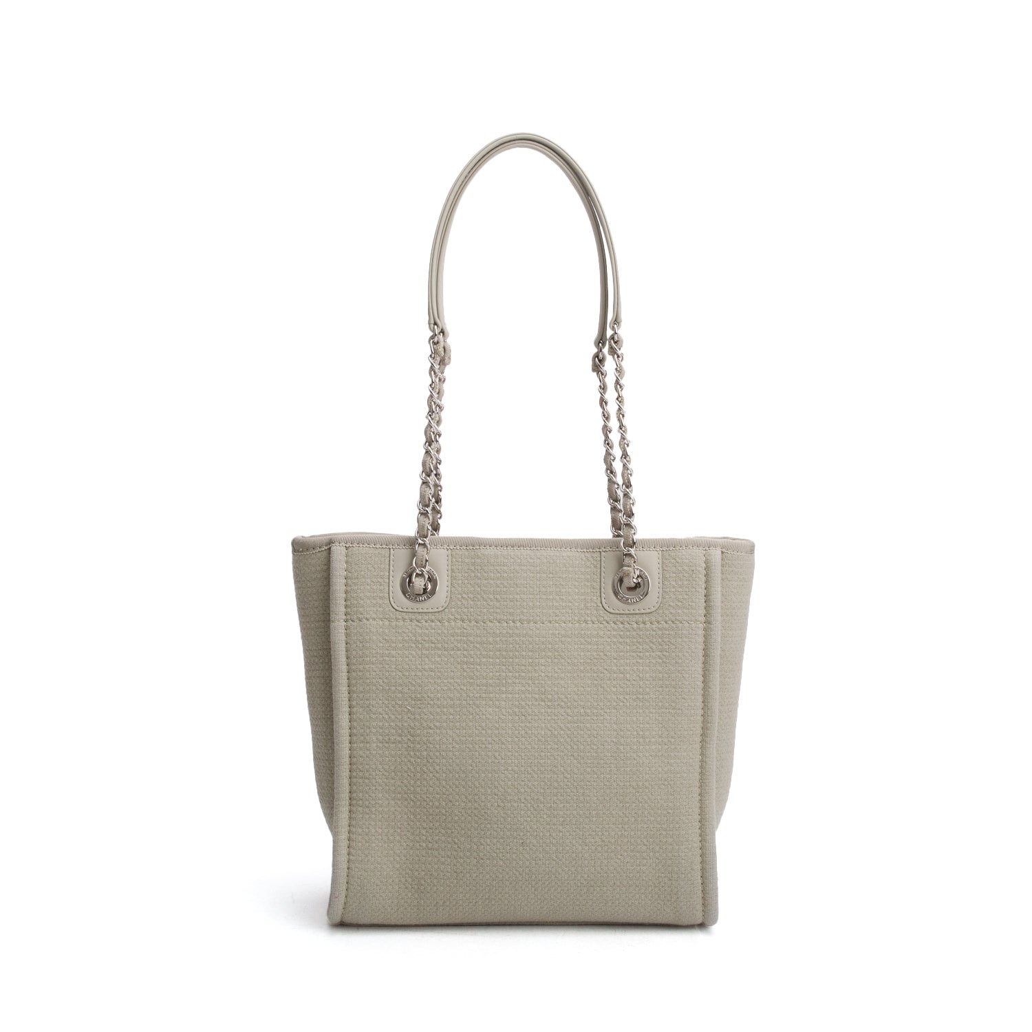 Chanel Green Canvas Mini Deauville Tote