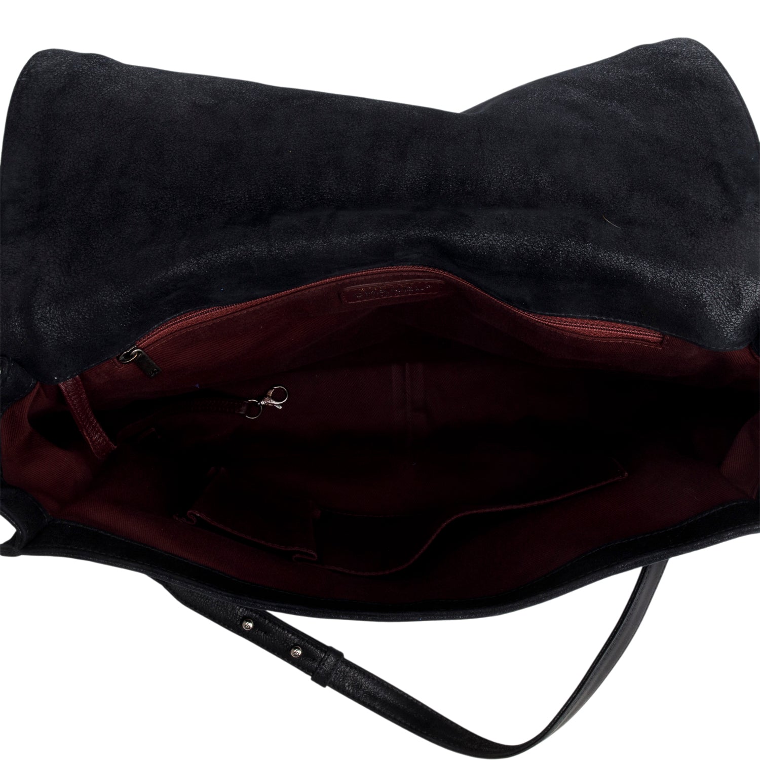 Chanel Black Nubuck Gentle XL Boy Bag